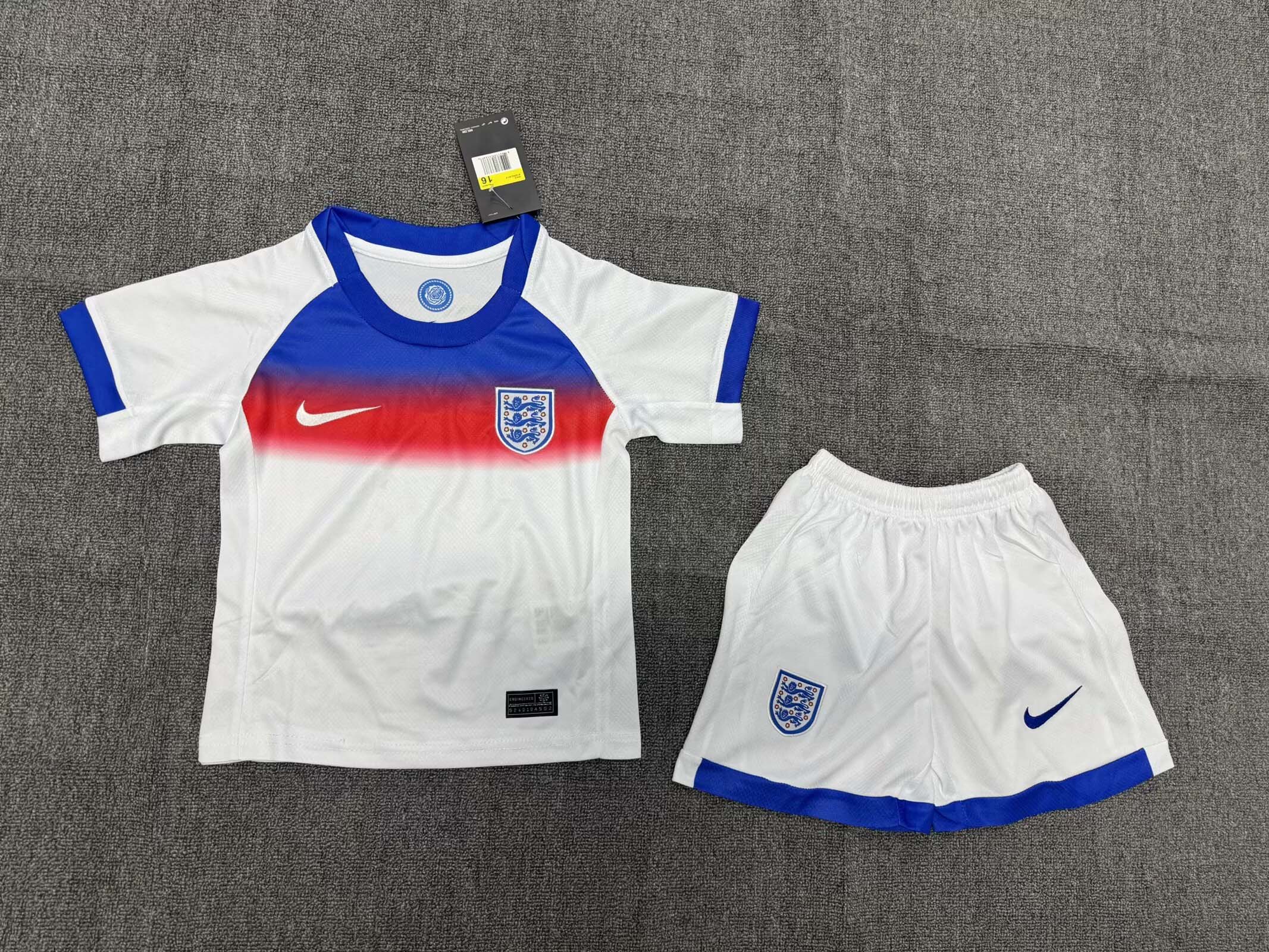 2025 England Home Football Shirt AAA fan-grade Kids Size