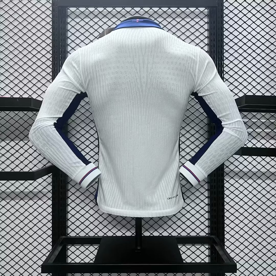 2024-2025 Player Version England Home Long Sleeves Football Shirt — view 2