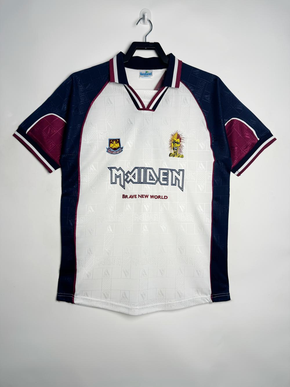 1999 Retro West Ham United Football Shirt Away AAA fan-grade