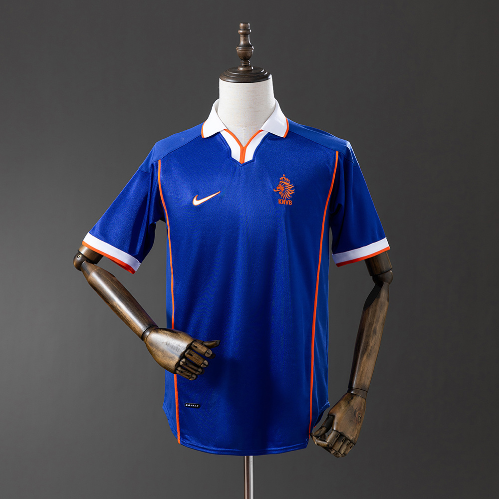 1998 Retro Netherlands National Team Away Football Shirt AAA fan-grade