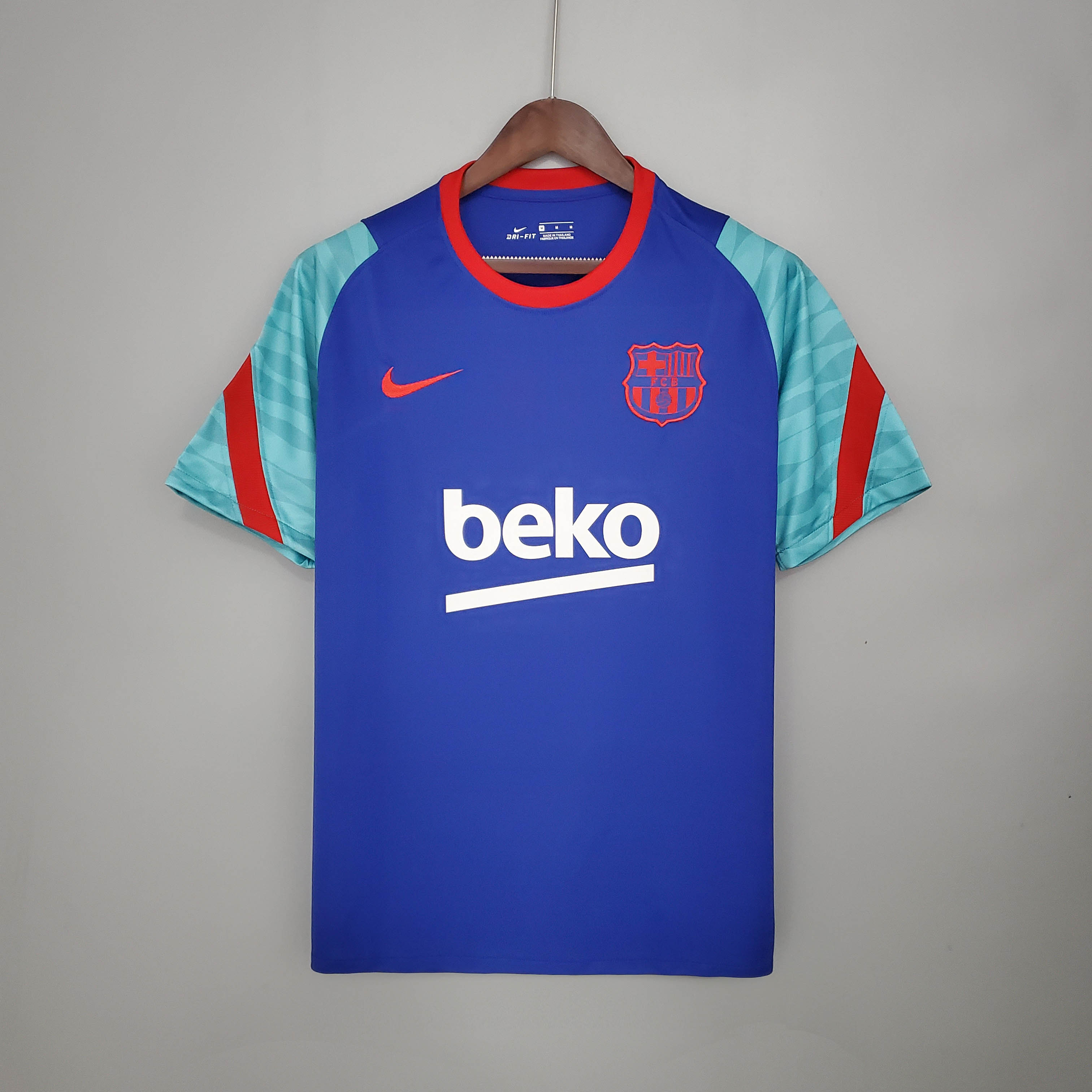 Camisa de Treino Barcelona 2021/2022 Azul e Verde — main view