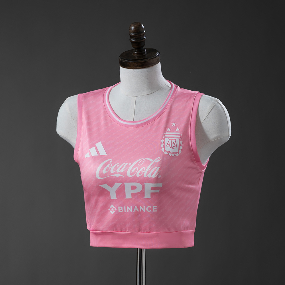 2026 Argentina Local Mujer Chaleco Rosa AAA Grado Fan