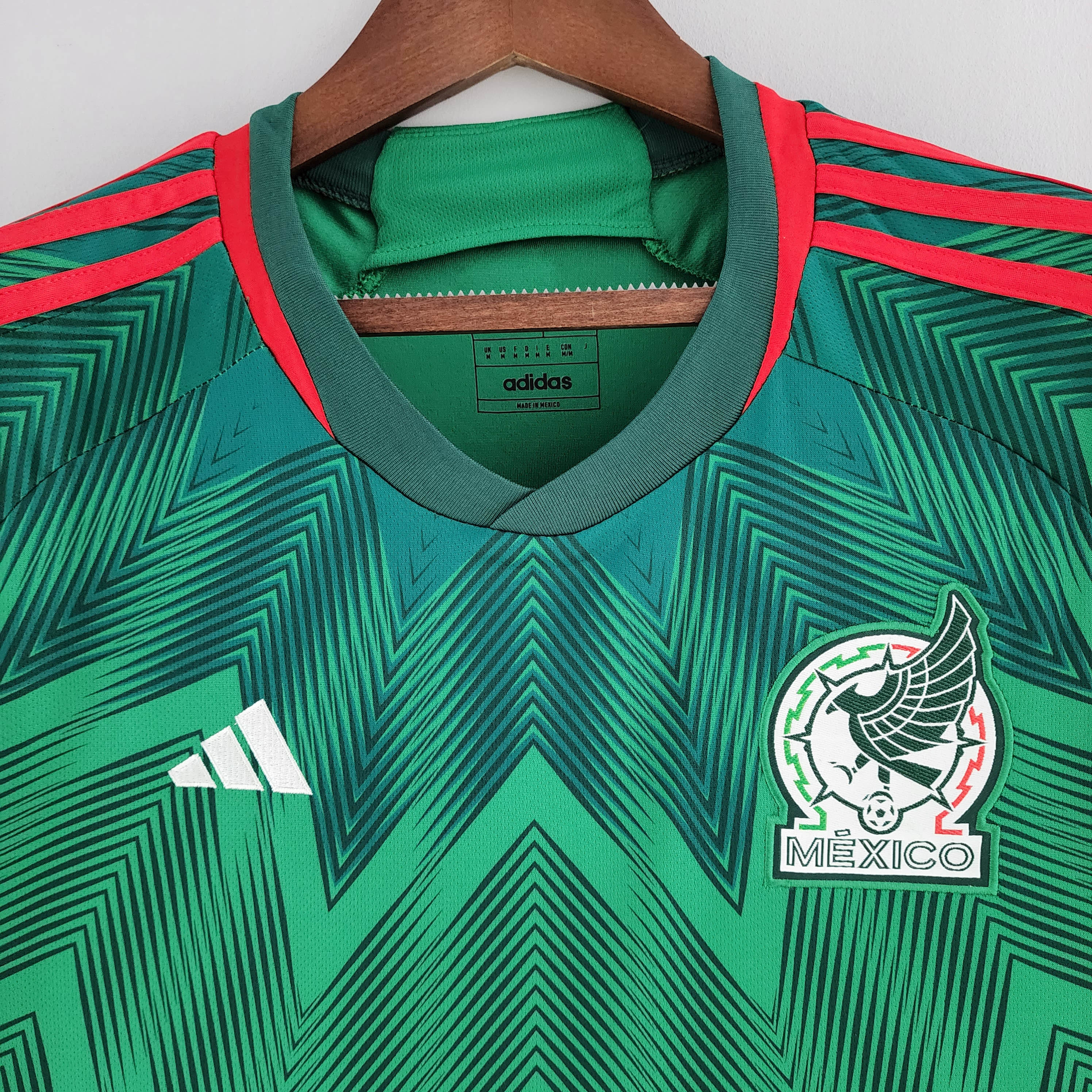2022 FIFA World Cup Mexico Home Soccer Jersey — view 3