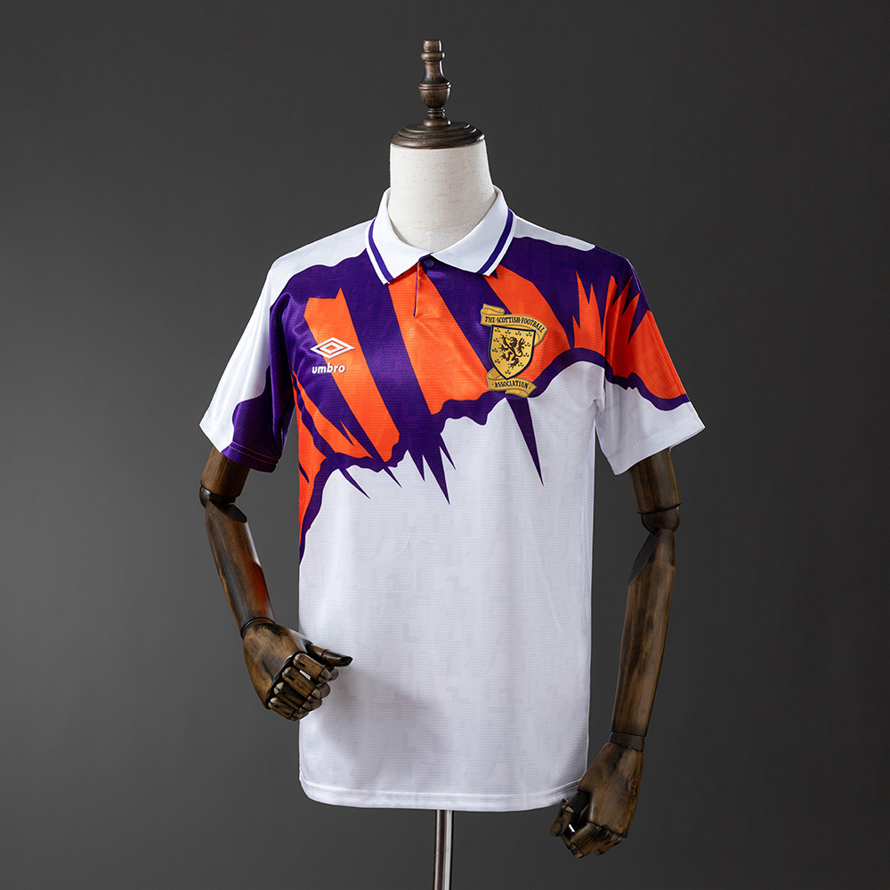 1991/1993 Retro Scotland National Team Away Football Shirt AAA fan-grade