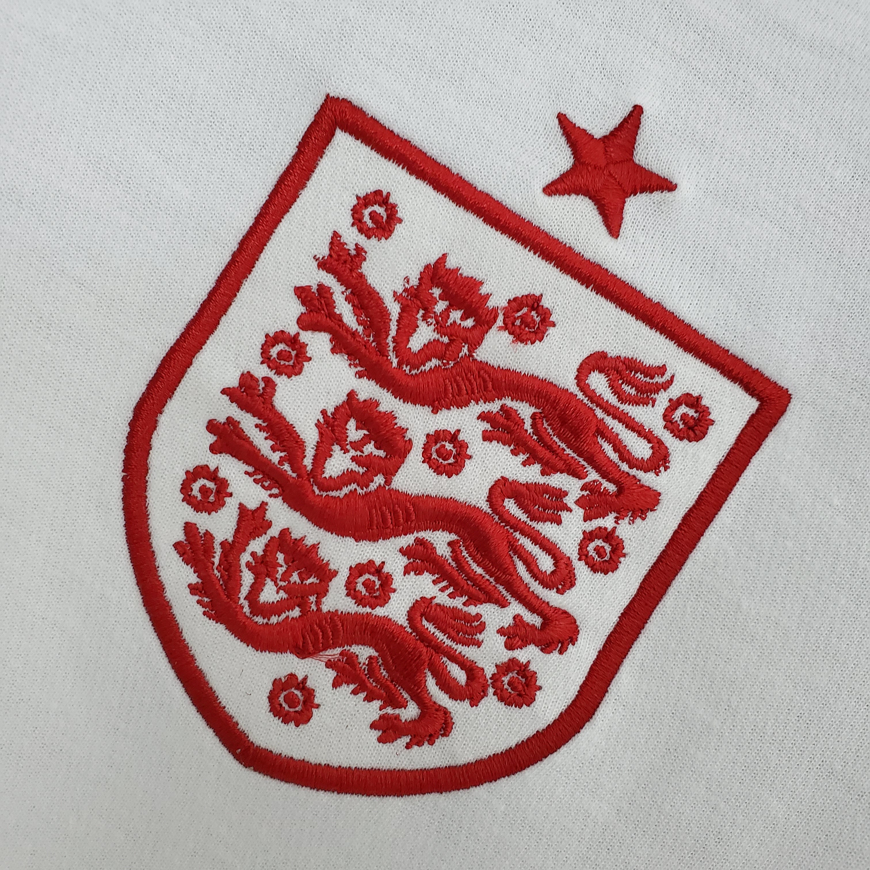 2012 Retro England Home Soccer Jersey AAA fan-grade — view 7