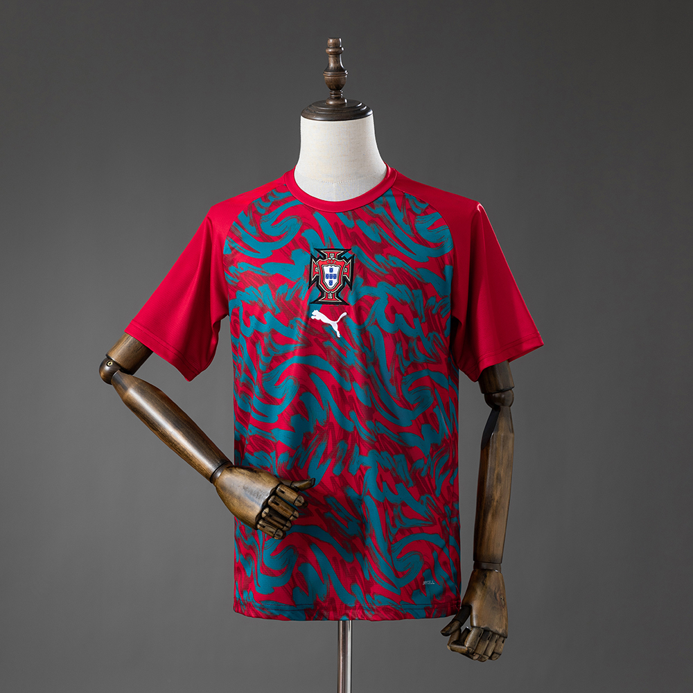 Maillot Portugal Échauffement -Rouge 2026