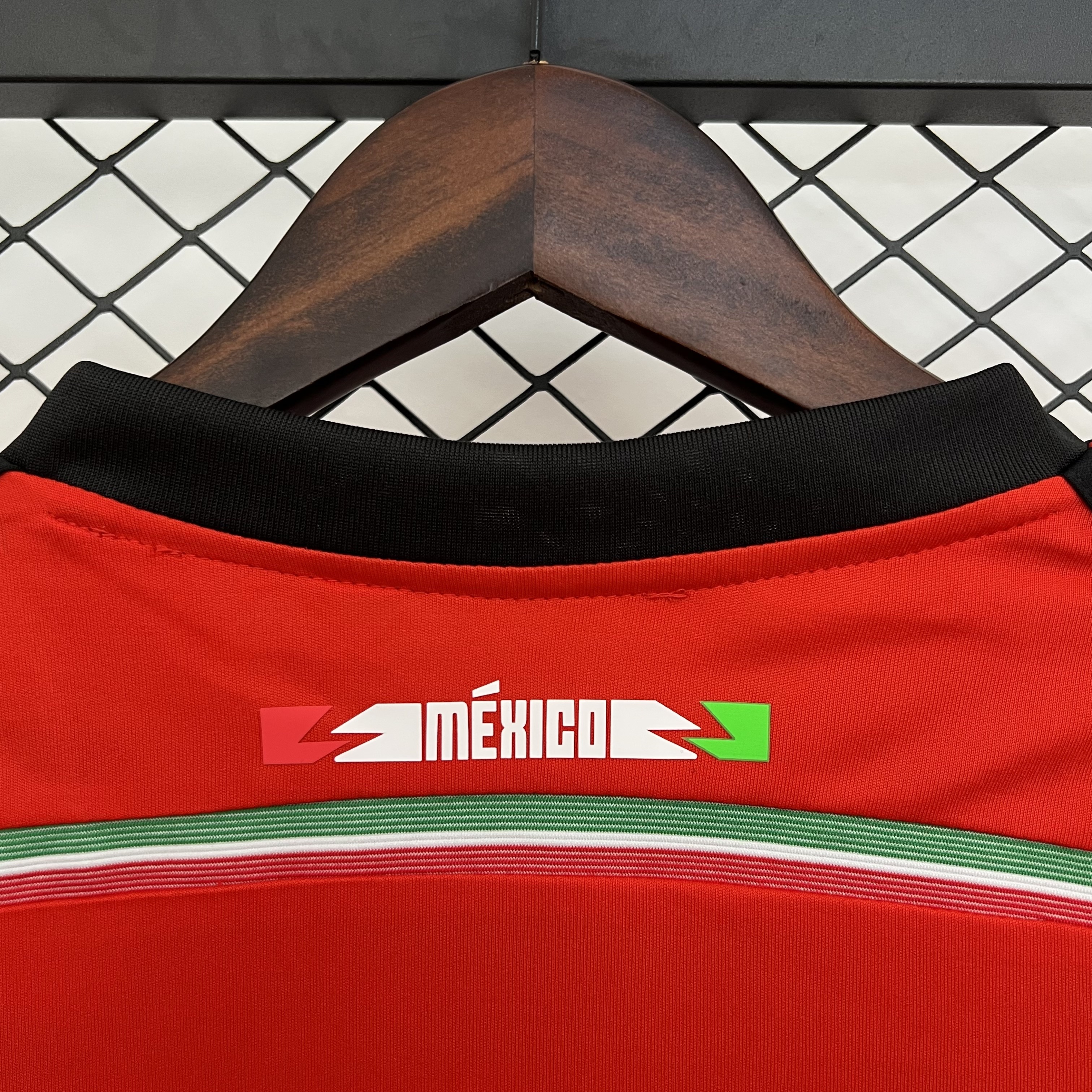 2014 Retro Mexiko Fußballtrikot Auswärts — view 5