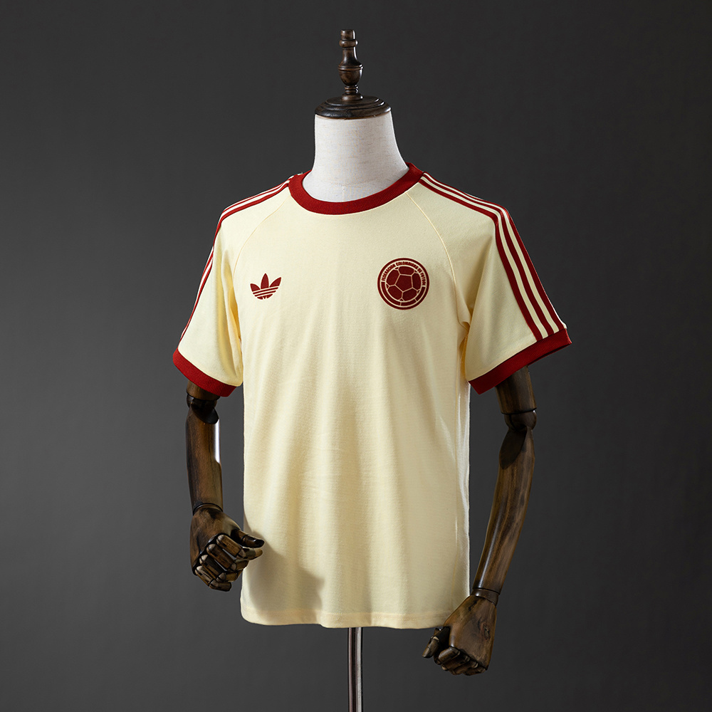Colombia FCF National team wear -chalk white T-shirt S-3XL AAA fan-grade