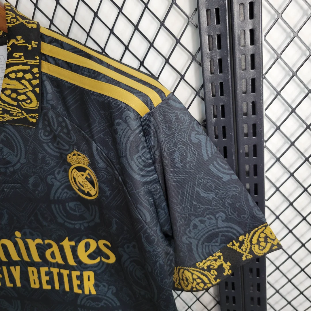 2023/2024 Real Madrid Concept Edition Black Shirt — view 9