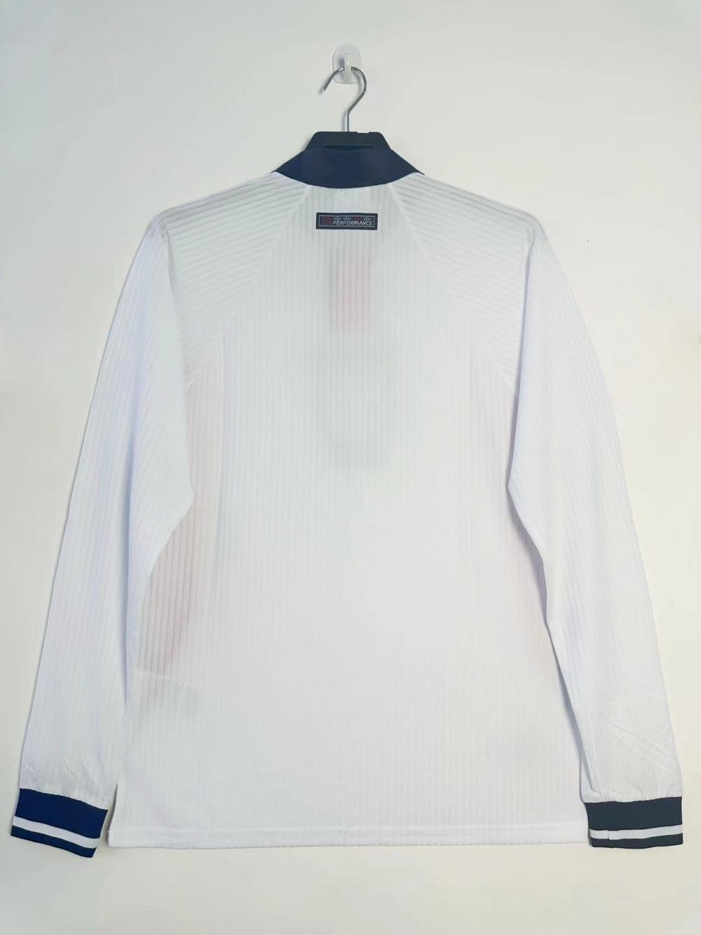 1998 Retro Long Sleeve England Home Soccer Jersey AAA fan-grade — view 2