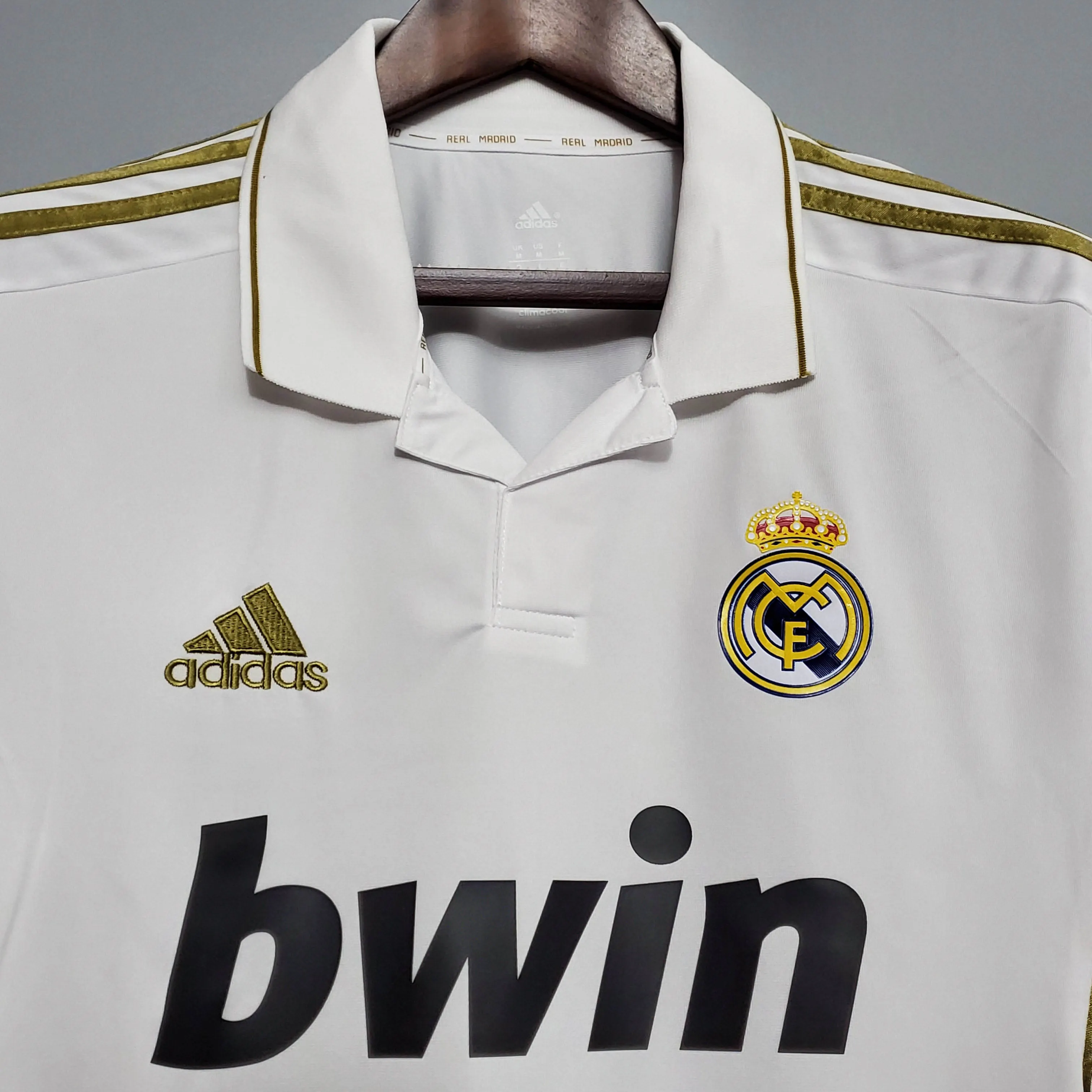 2011/2012 Rétro Manches Longues Real Madrid Domicile Qualité Thaï — view 3