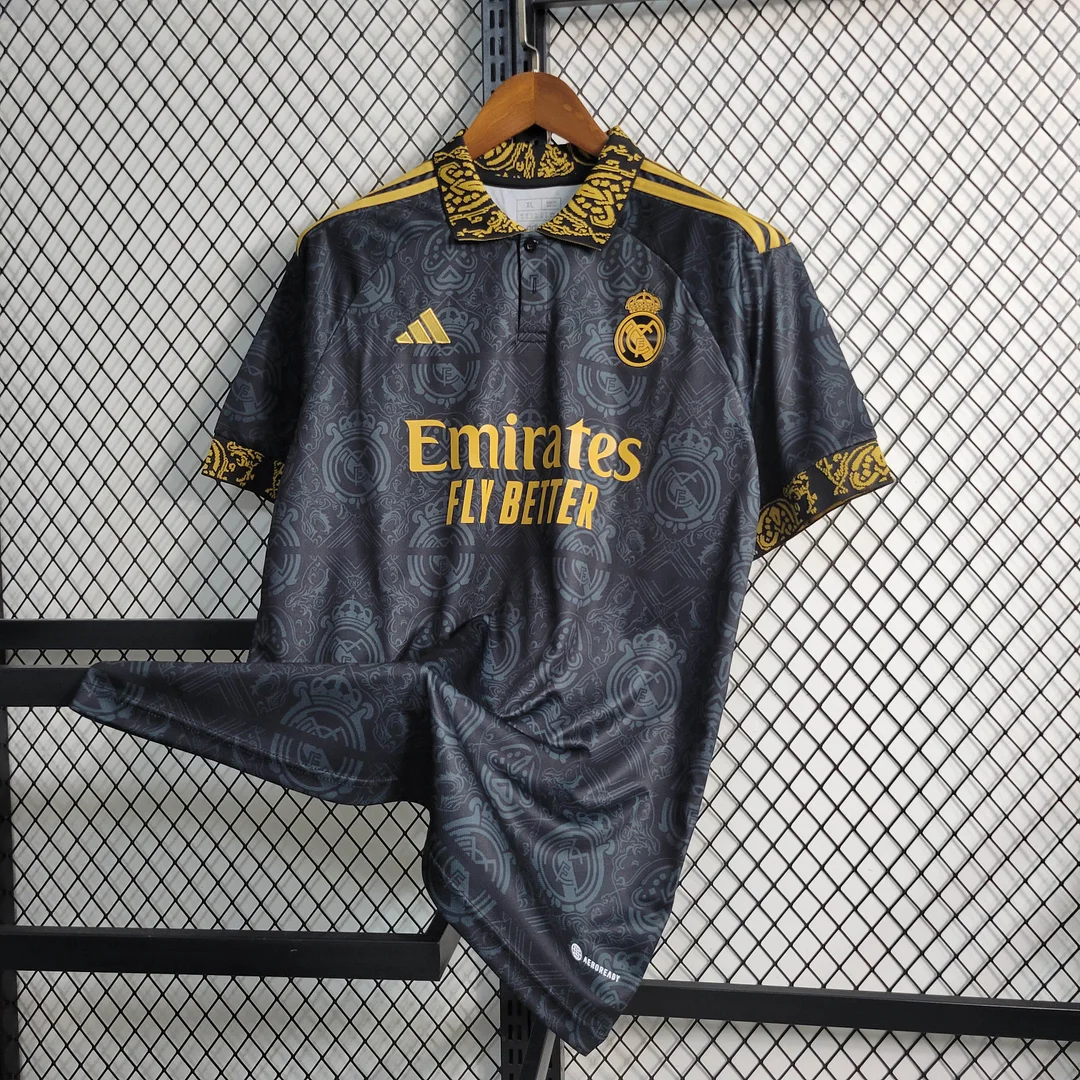 2023/2024 Real Madrid Concept Edition Black Shirt — view 3