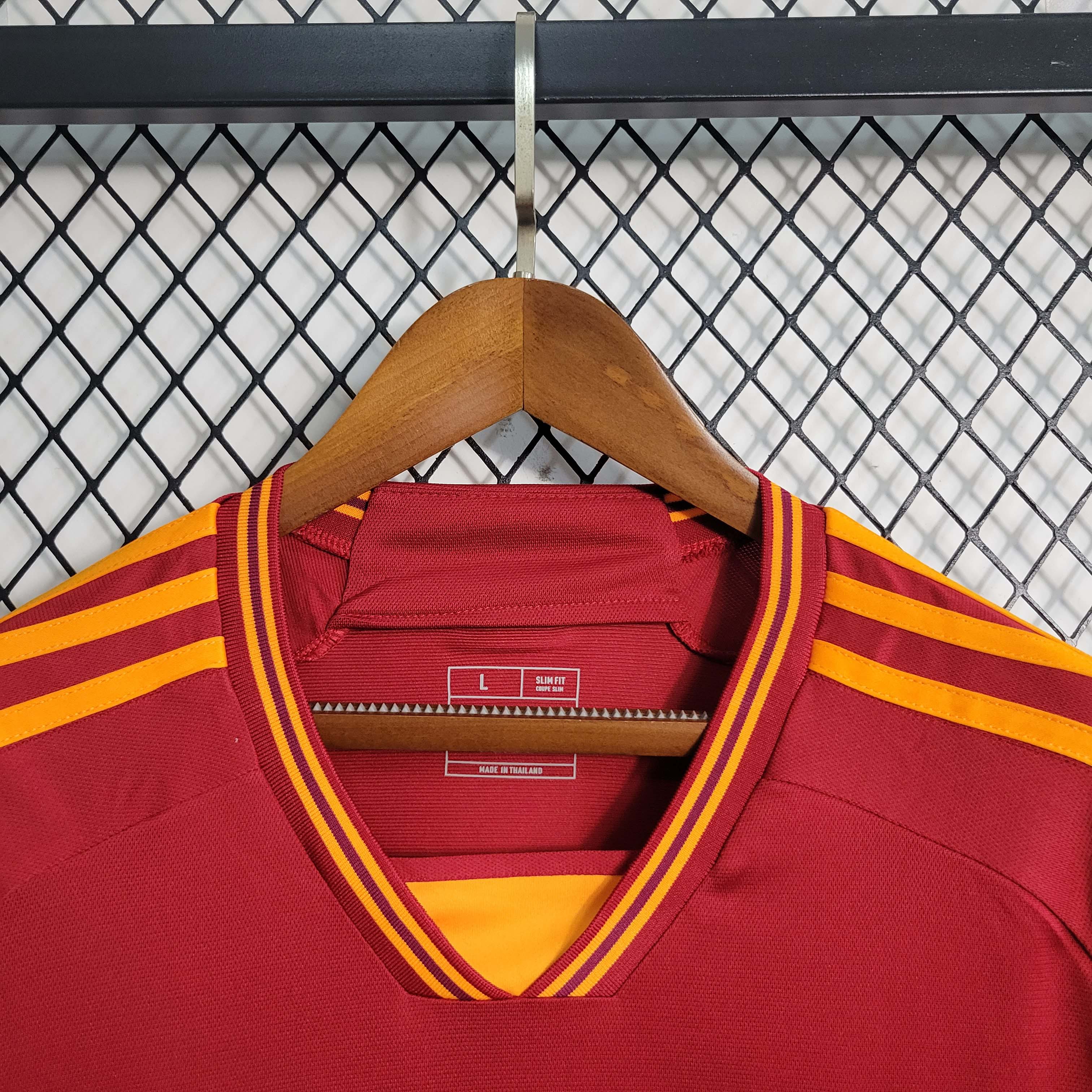 2023/2024 Roma Home Soccer Jersey AAA fan-grade — view 4