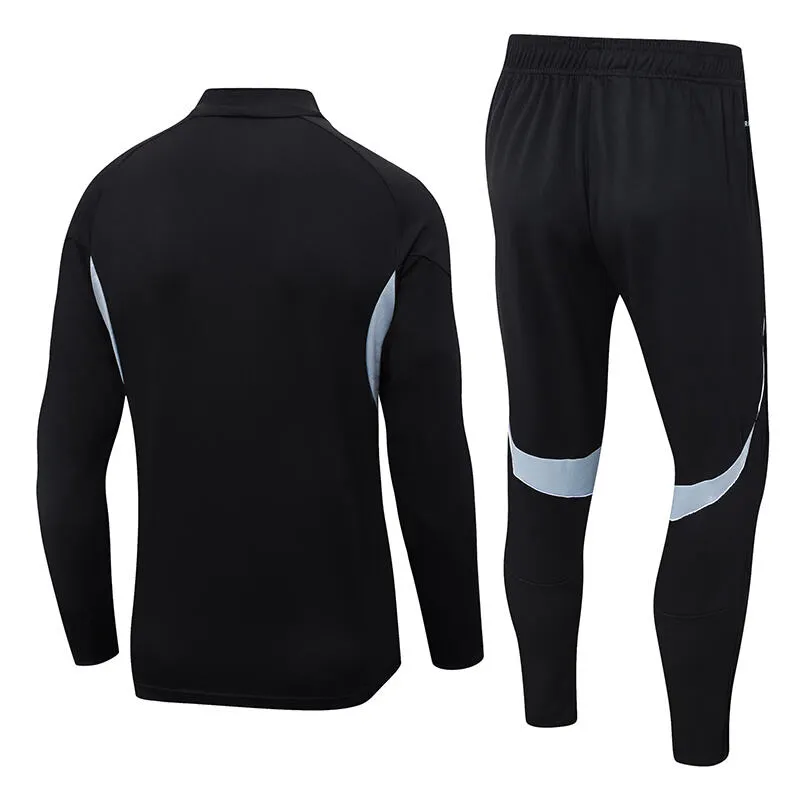 2025/2026 Germany Half-Pull Training Suit Black Jersey Set — view 2