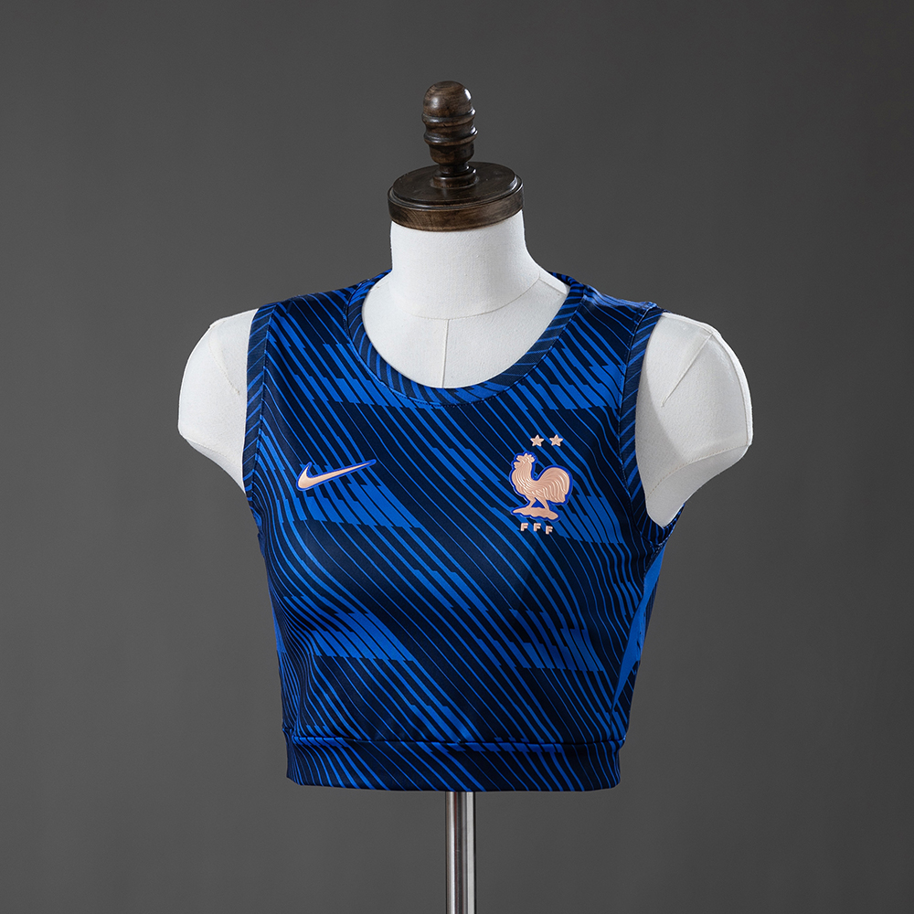 2026 France Home Women's Crop Top Style Vest