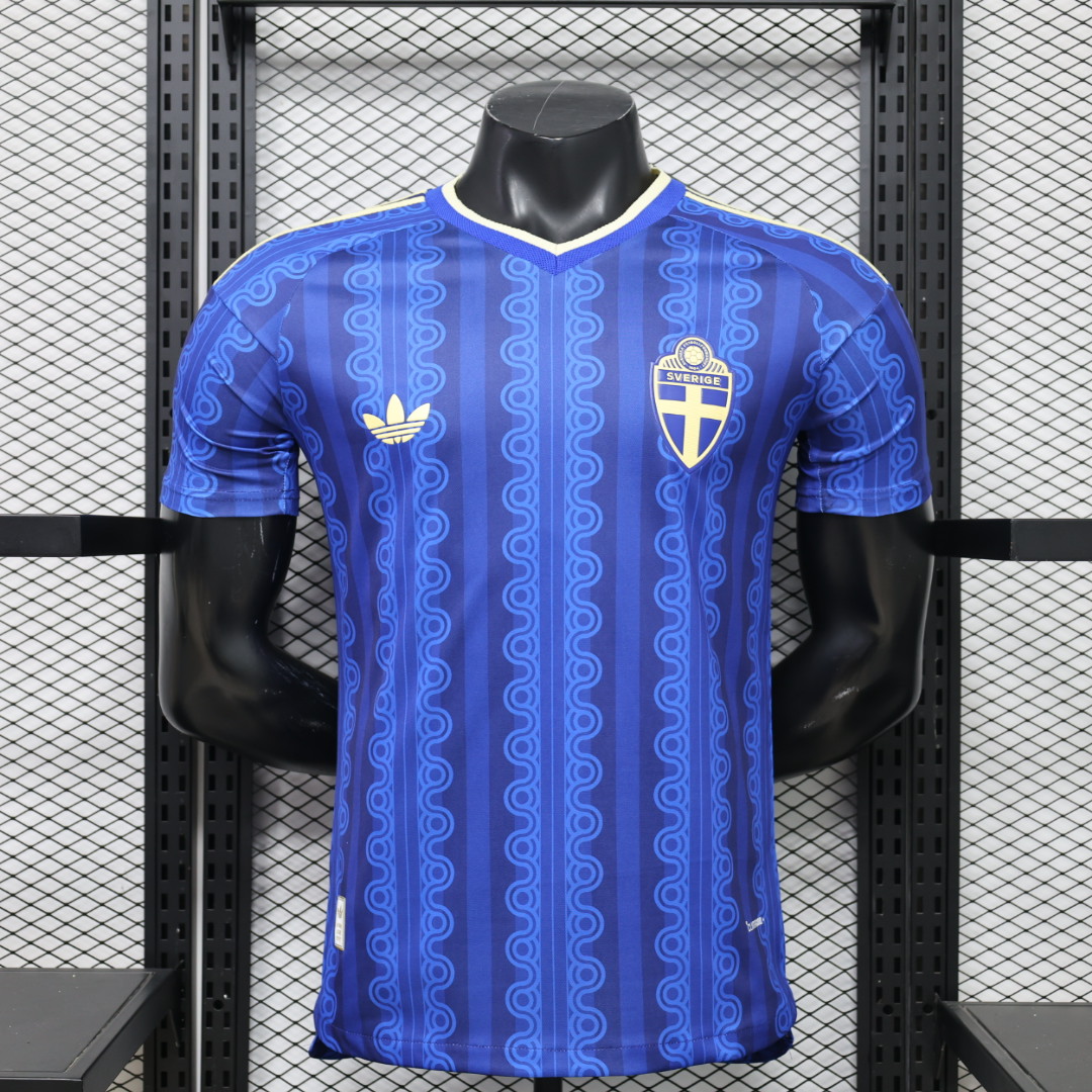 2026 Player Version Sweden National Team Away Football Shirt AAA fan-grade