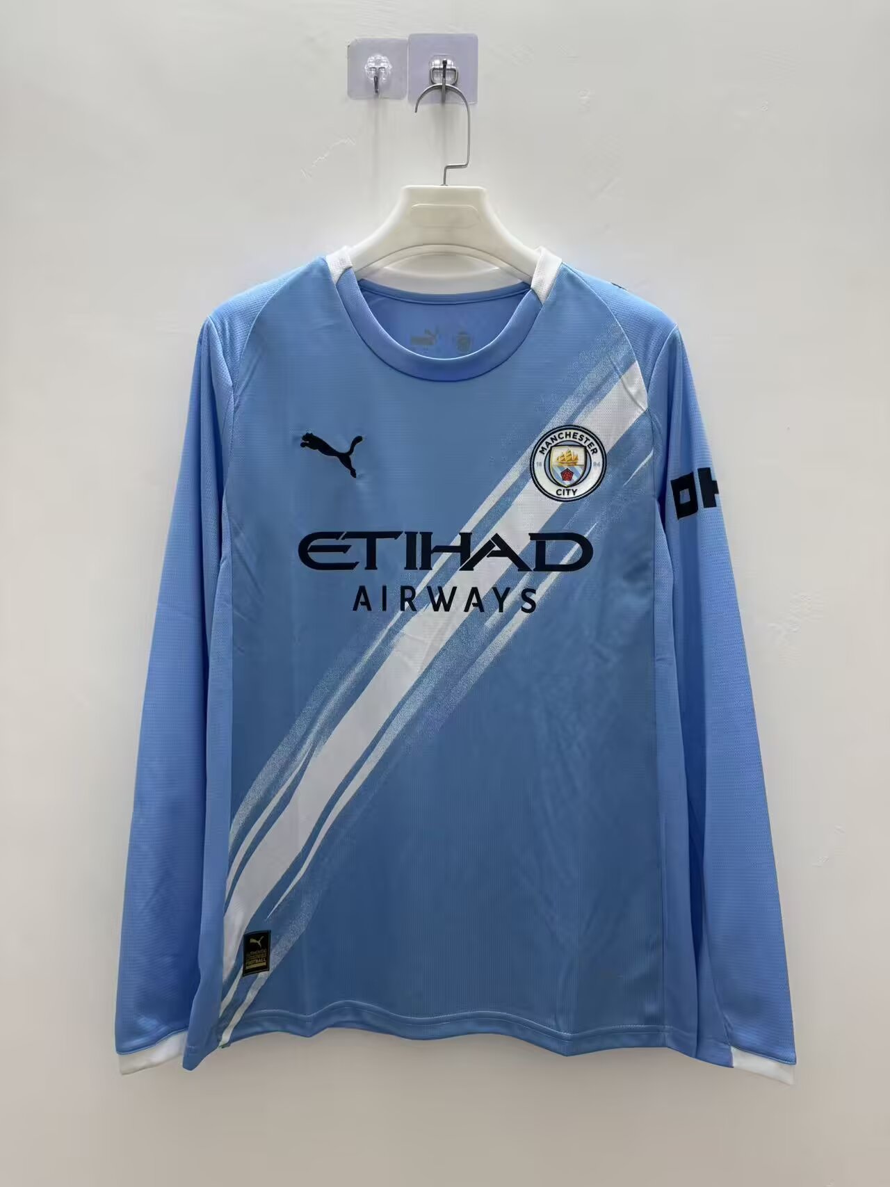 2025/2026 Maillot de football manches longues domicile de Manchester City qualité thaï