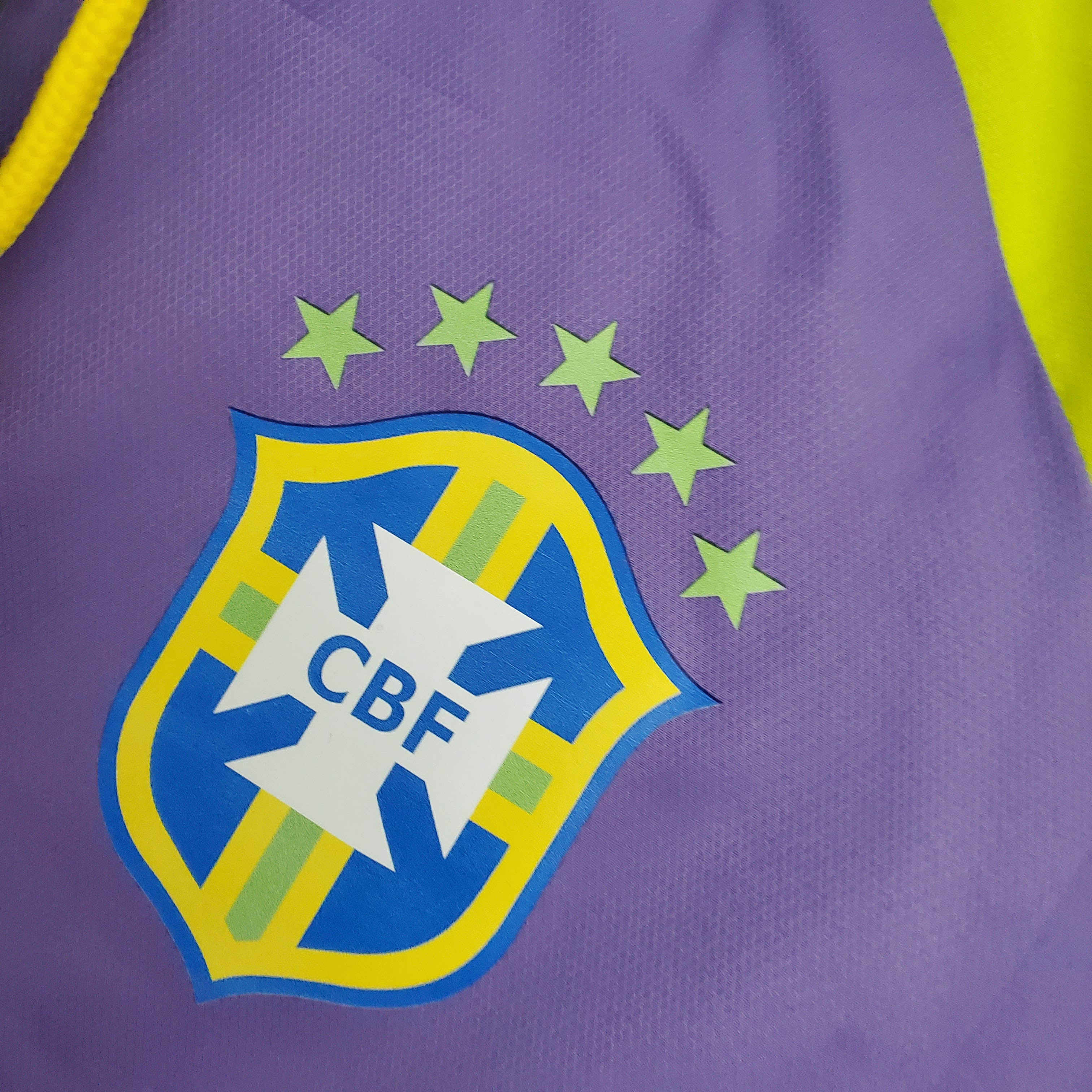 Brazil National Team Windbreaker Purple-Black — view 5