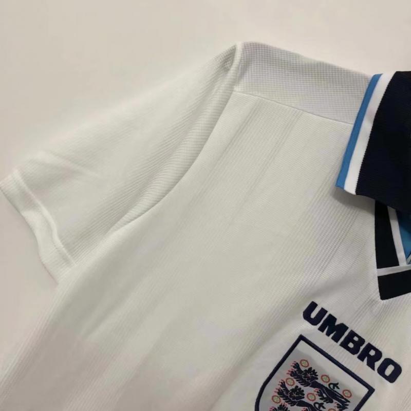 1996 Retro England Home Soccer Jersey AAA fan-grade — view 3