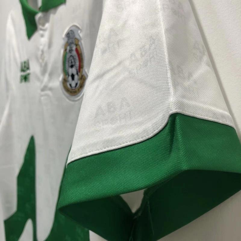 1995 Retro Mexico Away Soccer Jersey AAA fan-grade — view 6
