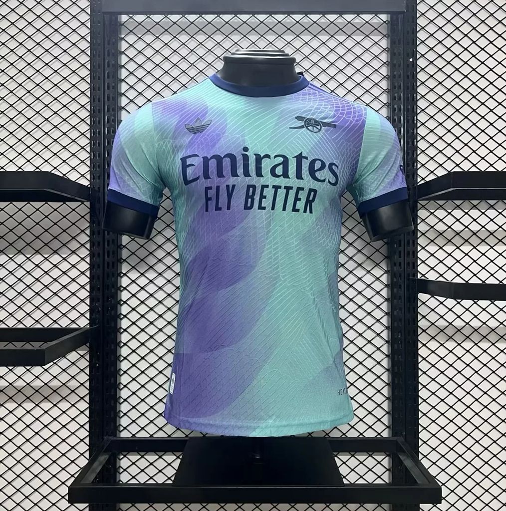2024/2025 Spieler Version Arsenal Drittauswärts Fußballtrikot AAA fan-gradät
