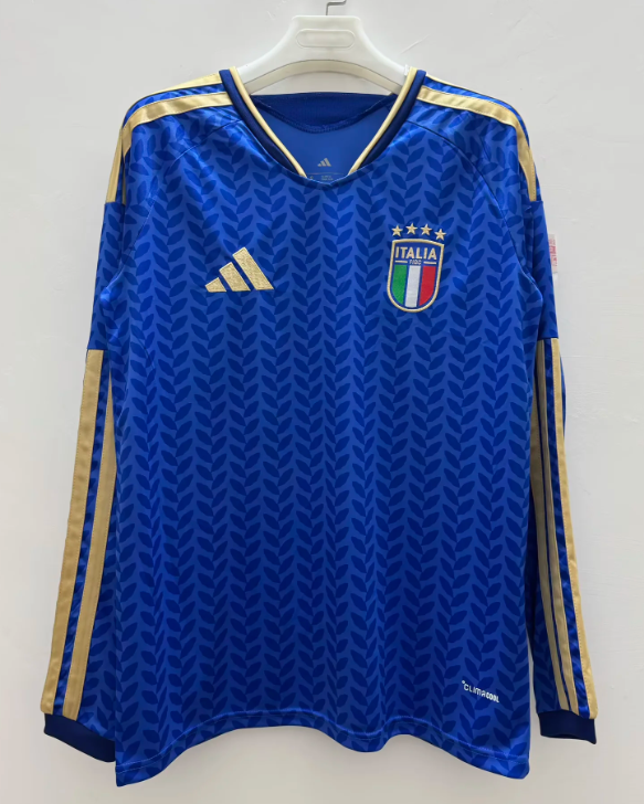 Maillot Domicile Italie 2026 Manches Longues Qualité Thaïlandaise