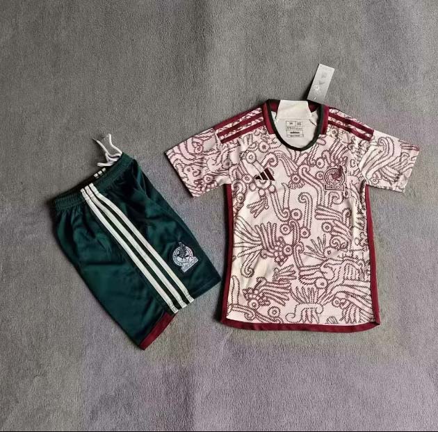 2022 FIFA Weltmeisterschaft Mexiko Auswärts Fußballtrikot Kindergröße