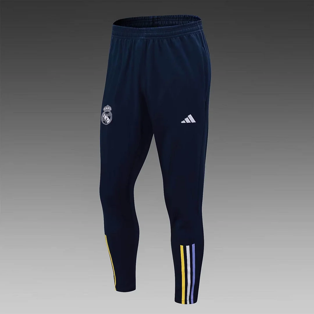 2023/2024 Real Madrid Half-Pull Training Suit Blue Set — view 5