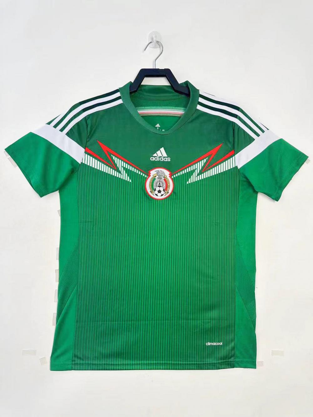 Camiseta de fútbol local retro de México 2014 Calidad Tailandesa — main view