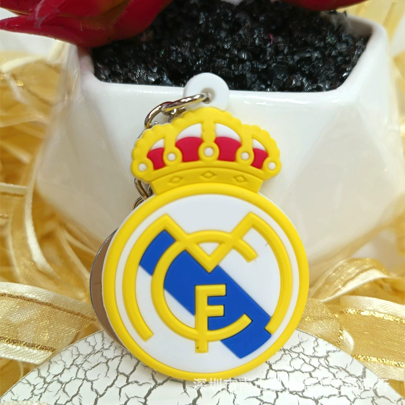 Real Madrid Crown Edition Fan Football PVC Keychain