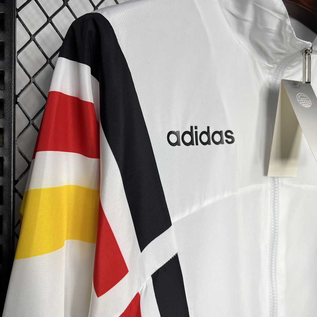 2024-2025 Germany Windbreaker Soccer Jersey White — view 6