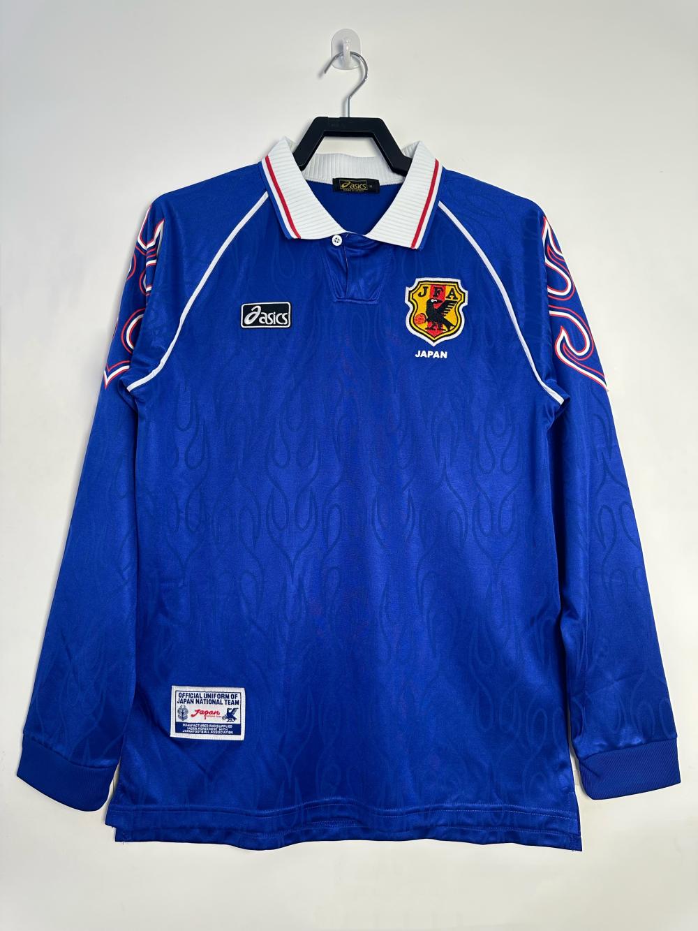 1998 Retro Japan Home Football Jersey Long Sleeve AAA fan-grade