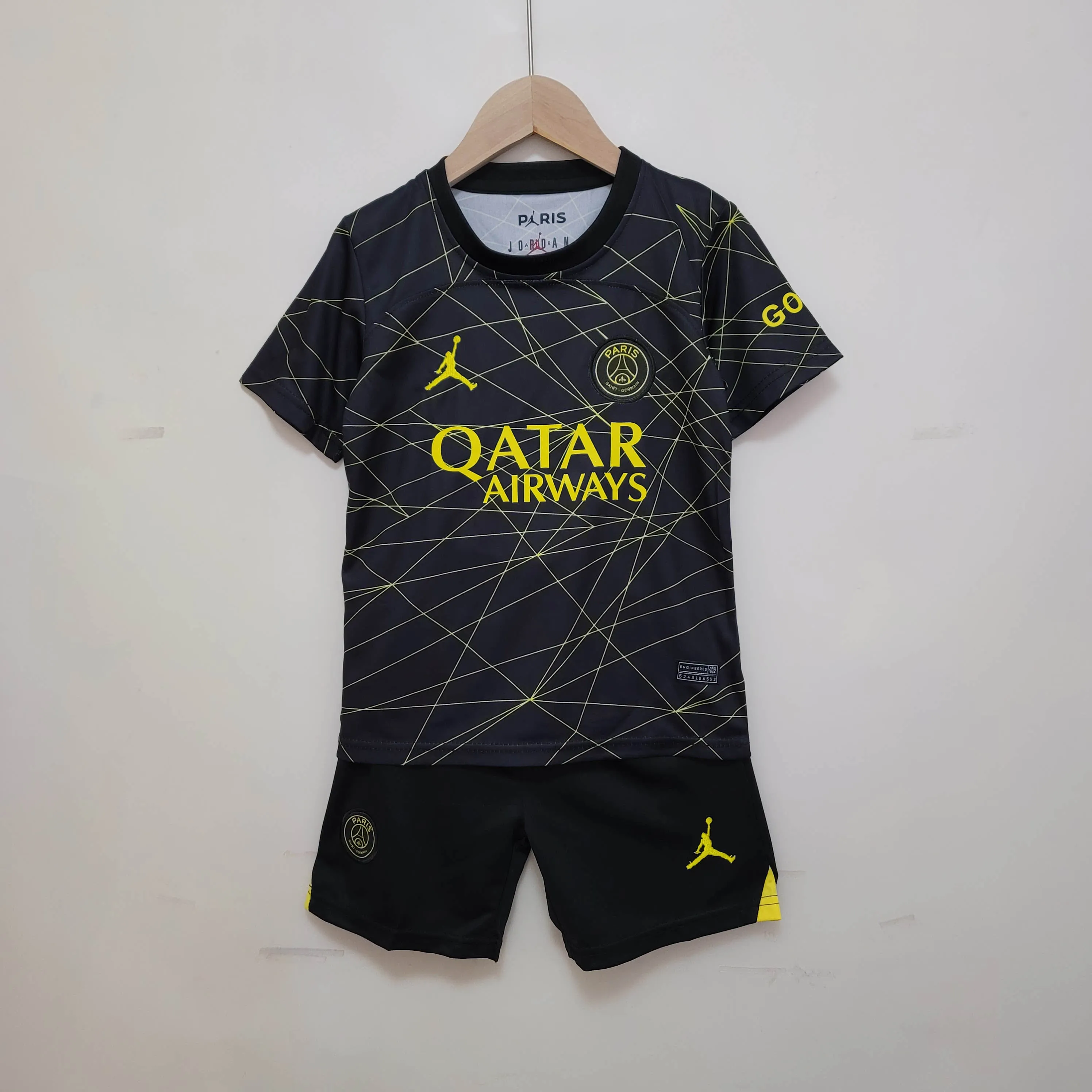 2022/2023 Psg Paris Saint-Germain Fourth Away Football Shirt AAA fan-grade Kids Size