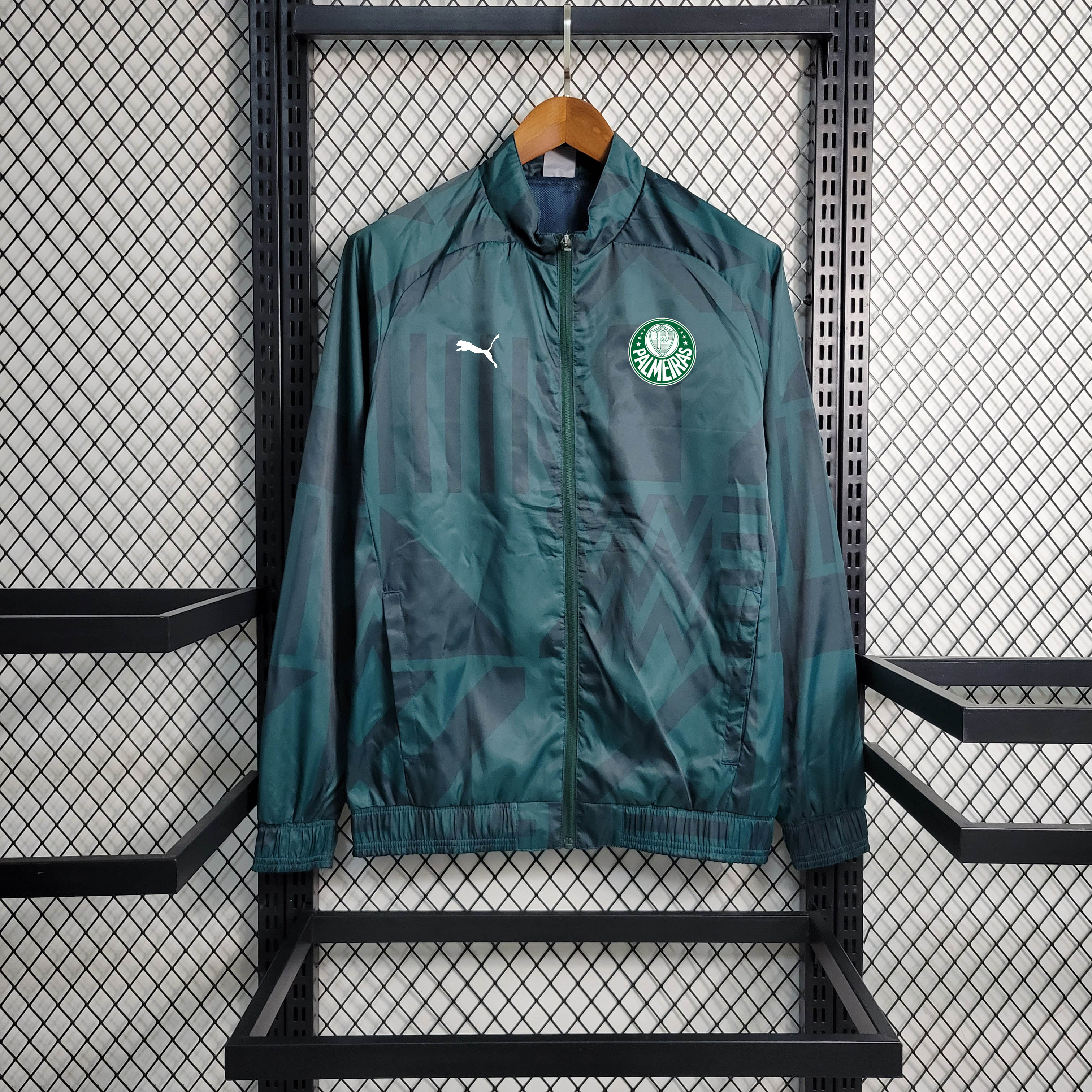 2023/2024 Palmeiras Cortavientos Verde Oscuro Camiseta 1:1 Calidad Tailandesa — main view