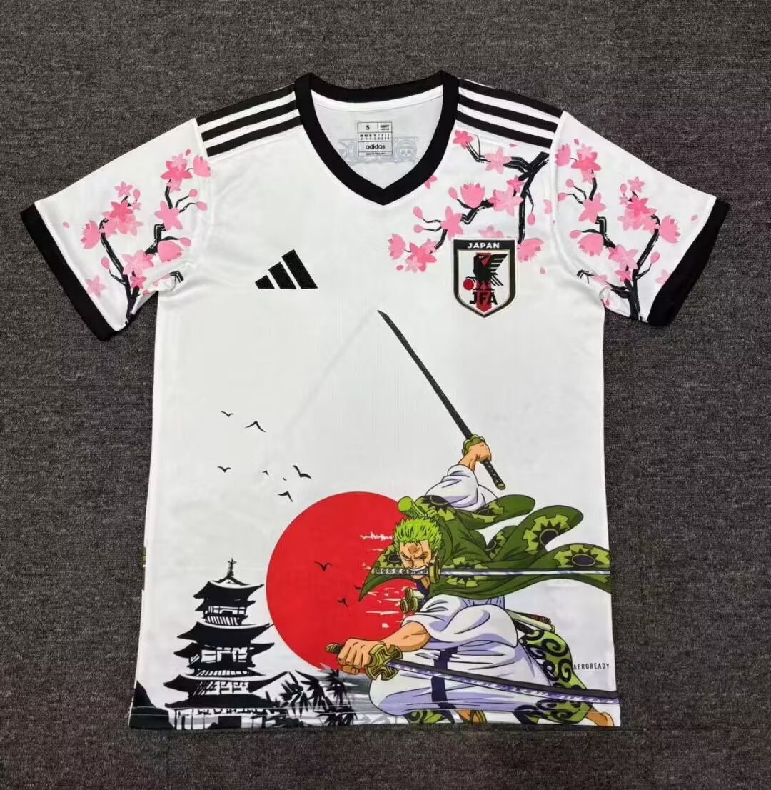 2024/2025 Japan One Piece Santoryu Zoro Football Jersey AAA fan-grade