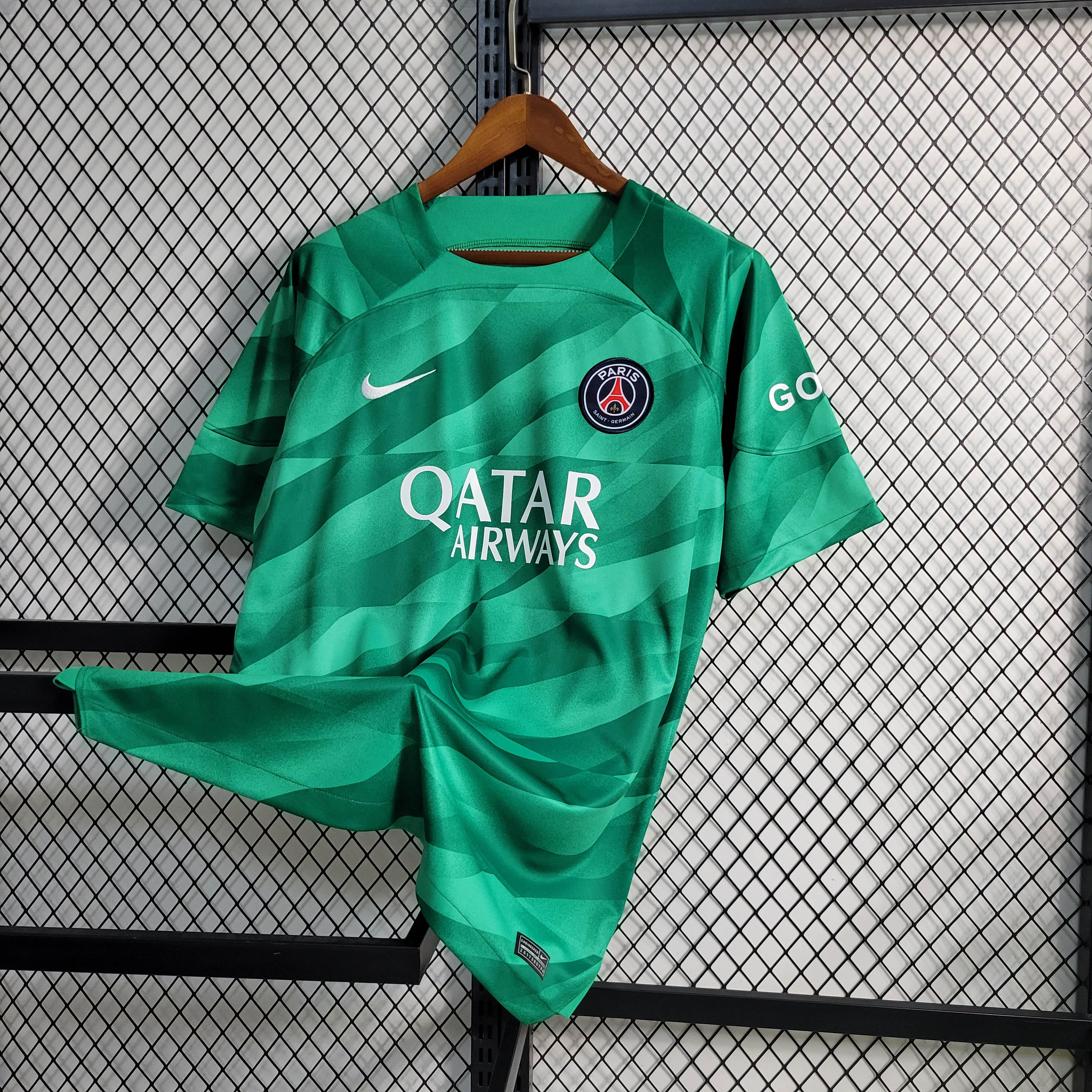2023/2024 Psg Paris Saint-Germain Goalkeeper Green Football Shirt — view 8