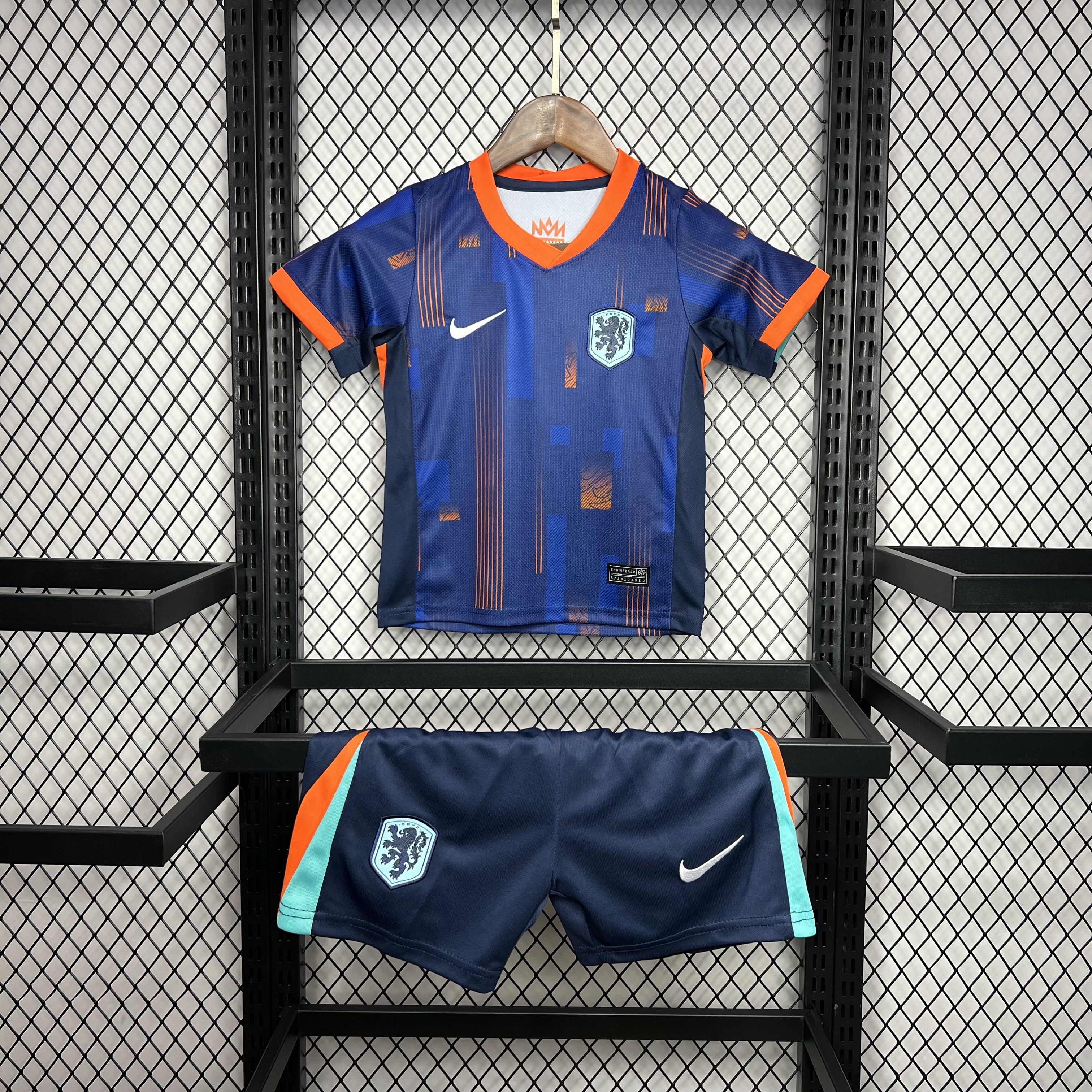2024 Netherlands Away Football Shirt AAA fan-grade Kids Size