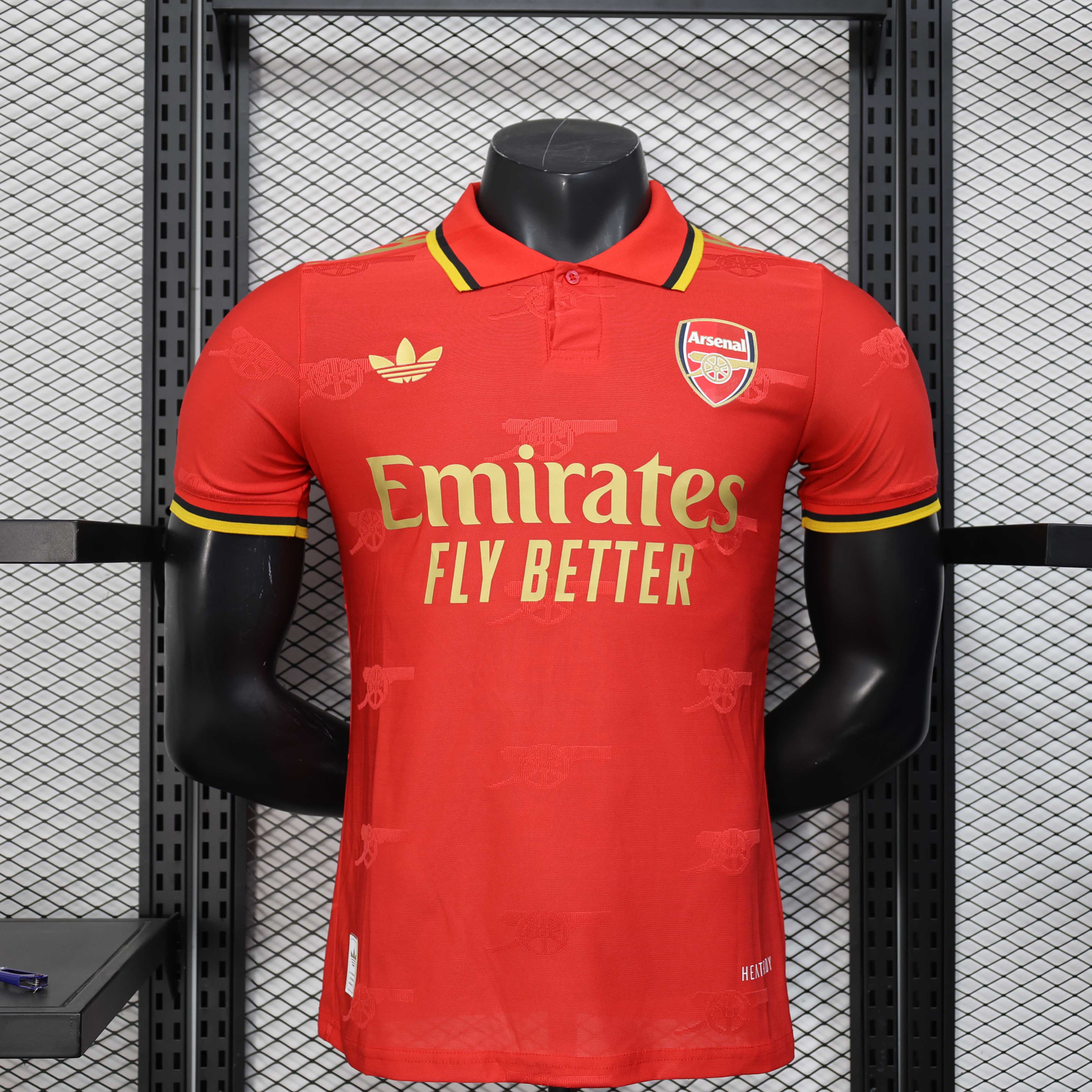 2025/2026 Spielerversion Arsenal Sonderedition Rot Fußballtrikot Thai-Qualität