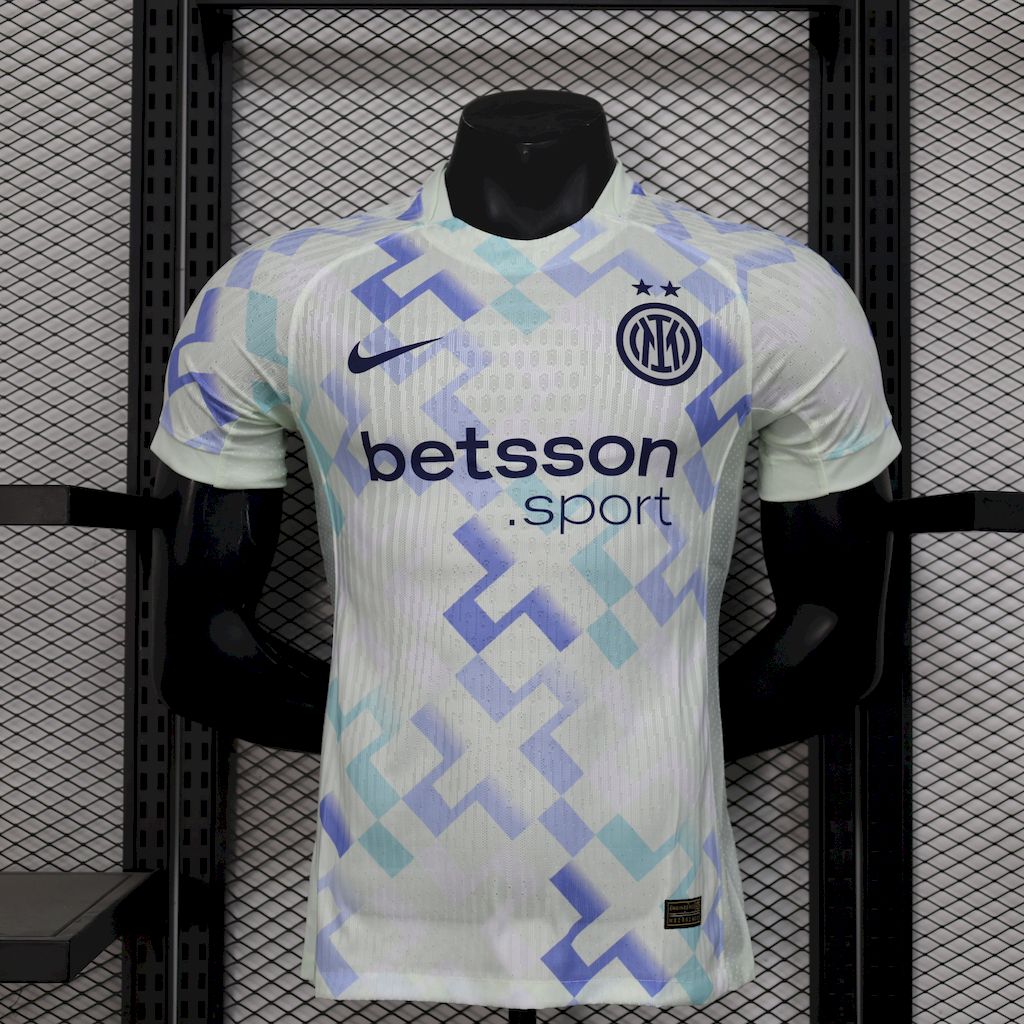 2025/2026 Spielerversion Inter Mailand Auswärts-Fußballtrikot Thai-Qualität