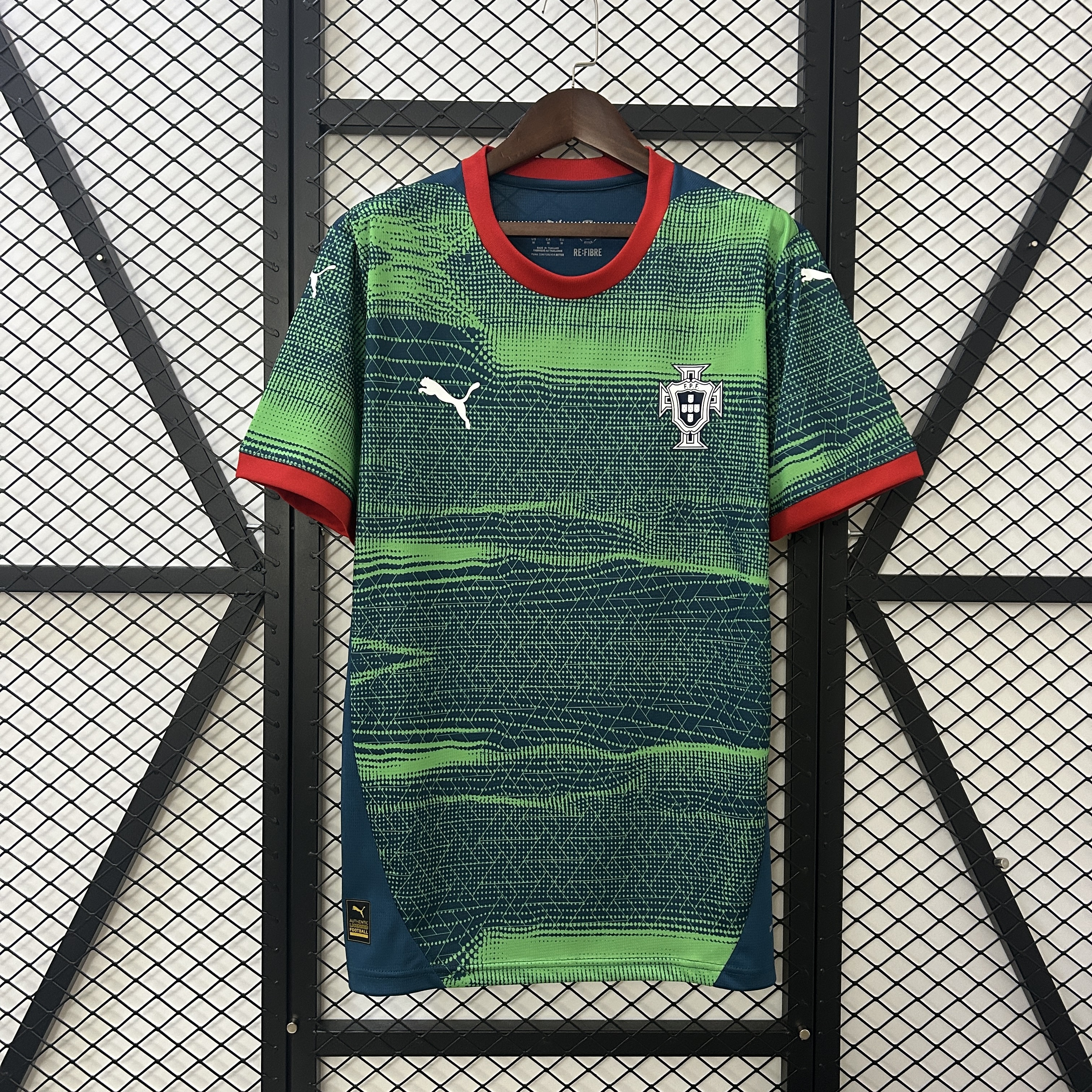 2025 Portugal Tenue d'Entraînement Vert Maillot Football AAA qualité fan