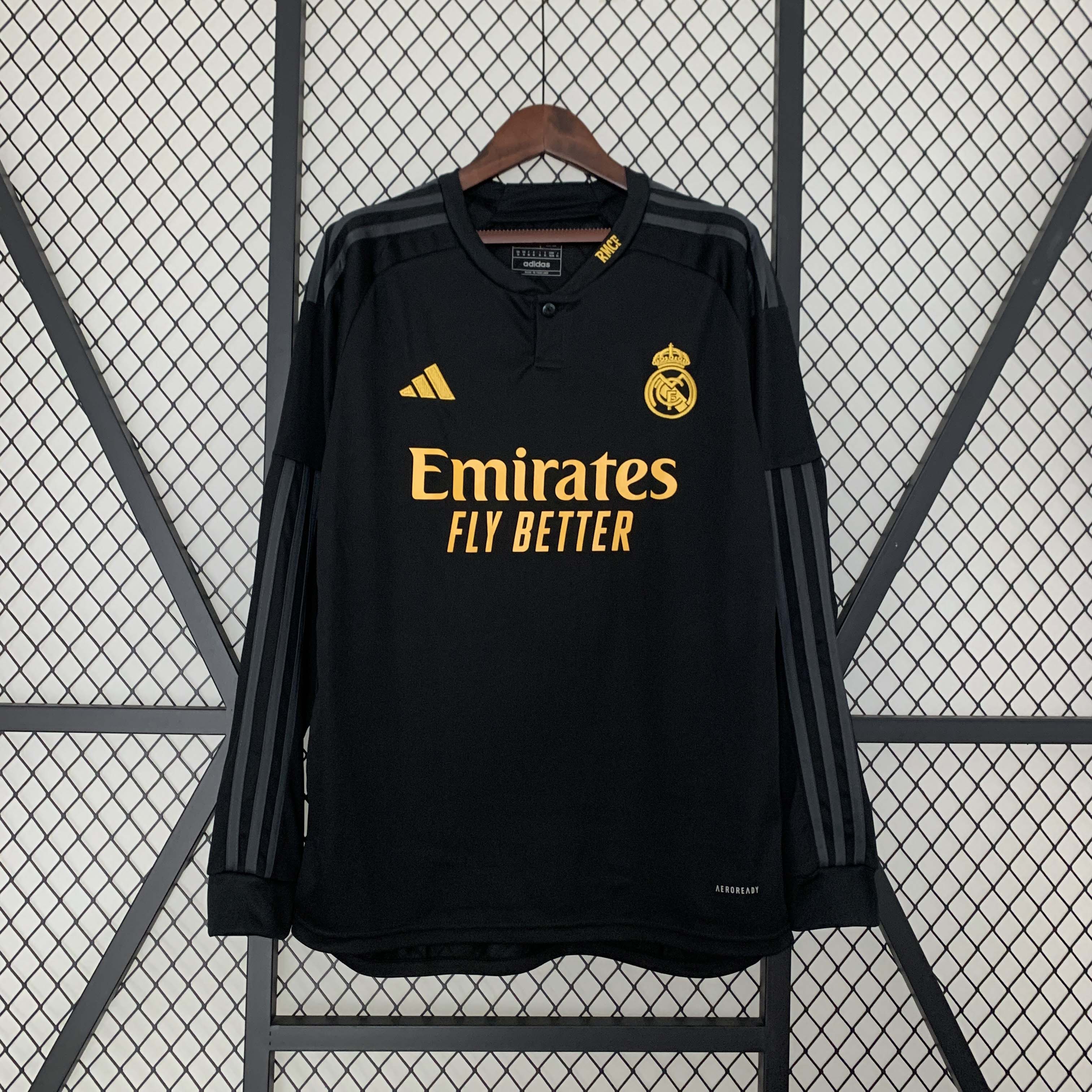 2023/2024 Long Sleeve Real Madrid Third Away Jersey AAA fan-grade — main view