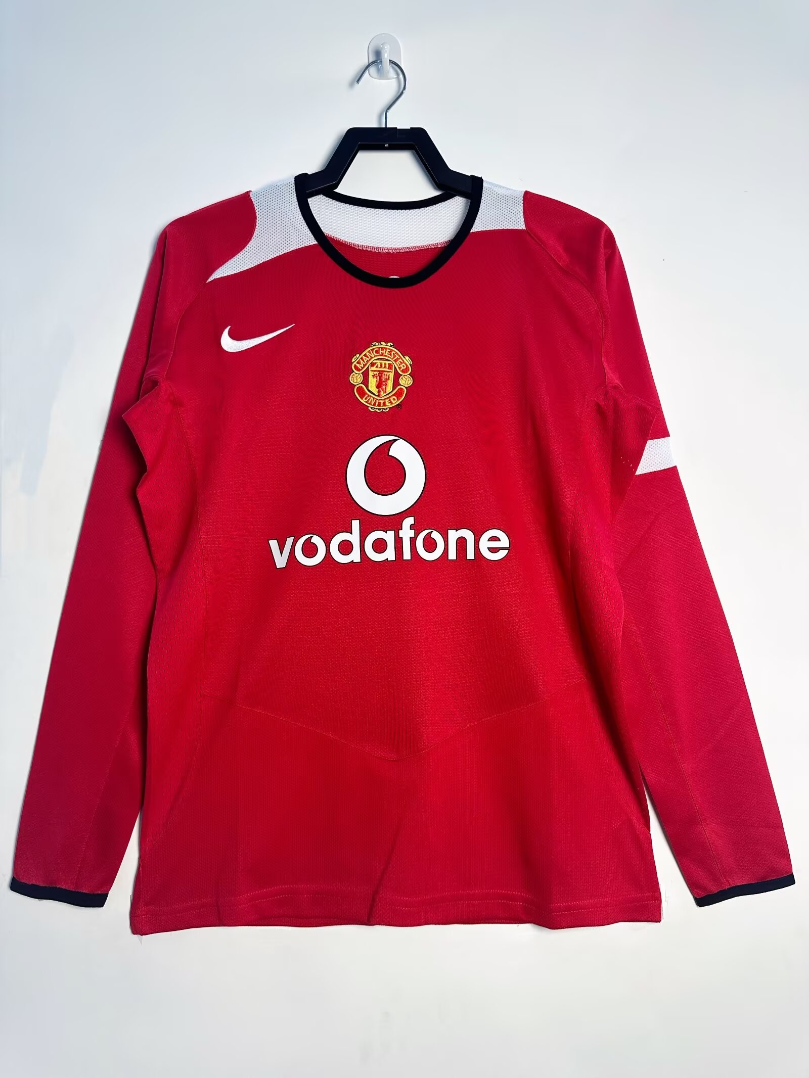 2005/2006 Retro Manchester United Long Sleeves Home Football Shirt AAA fan-grade
