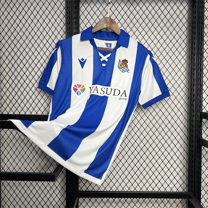 2024/2025 Real Sociedad Home Football Shirt AAA fan-grade — view 3