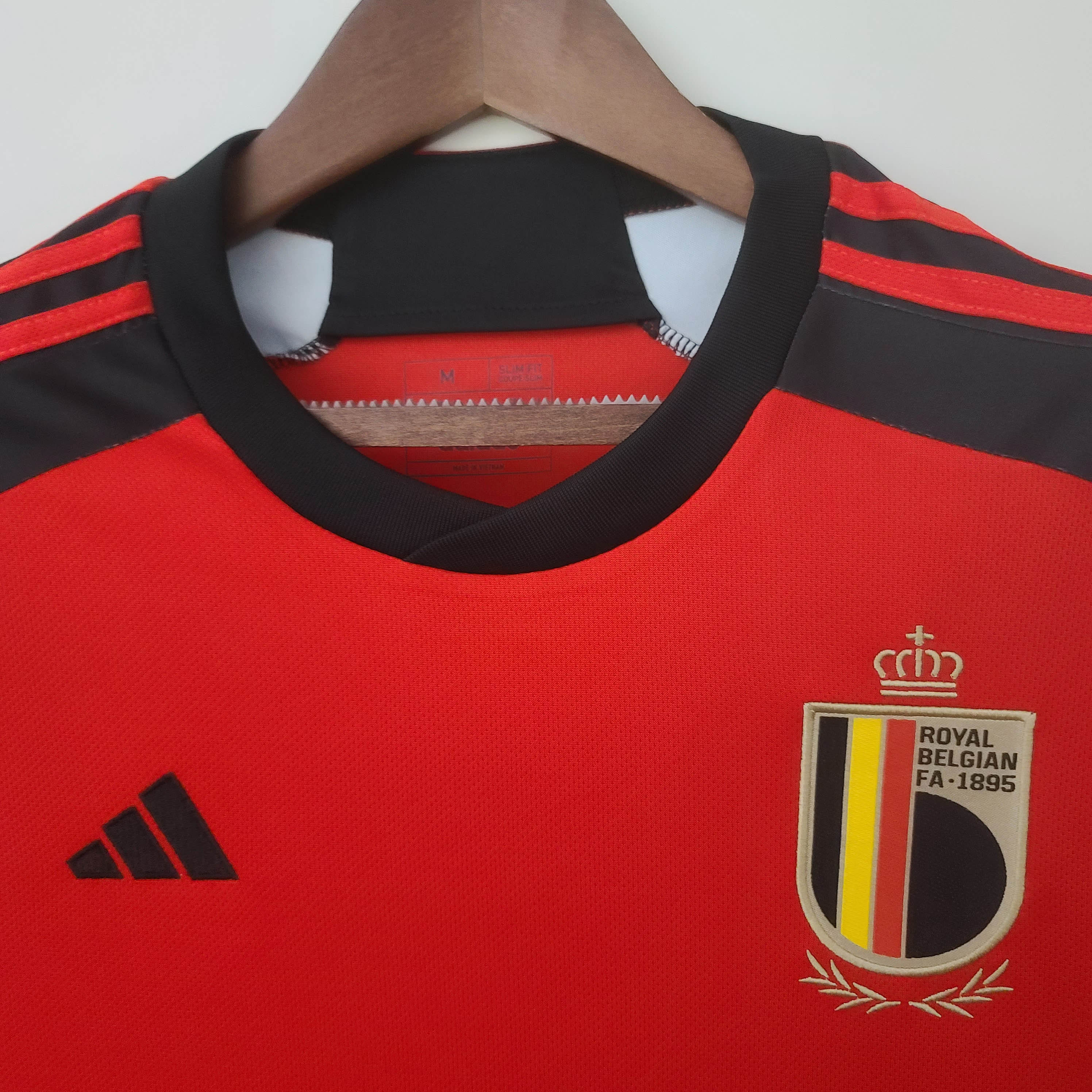 2022 FIFA World Cup Belgium Home Soccer Shirt — view 3