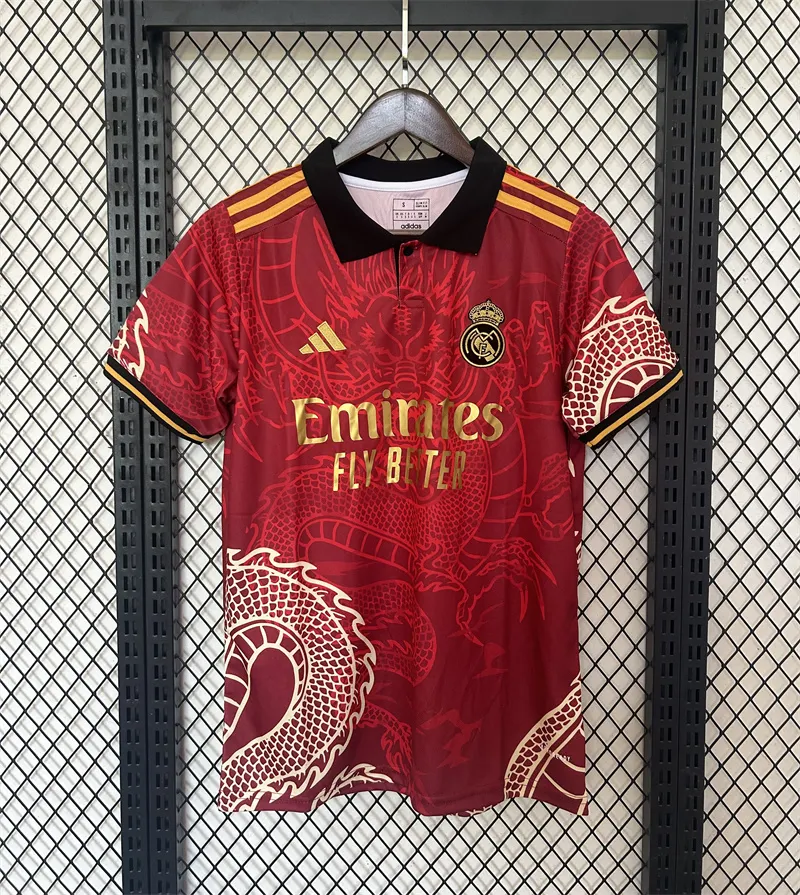 2024/2025 Real Madrid Red Dragon Special Edition Jersey Green AAA fan-grade