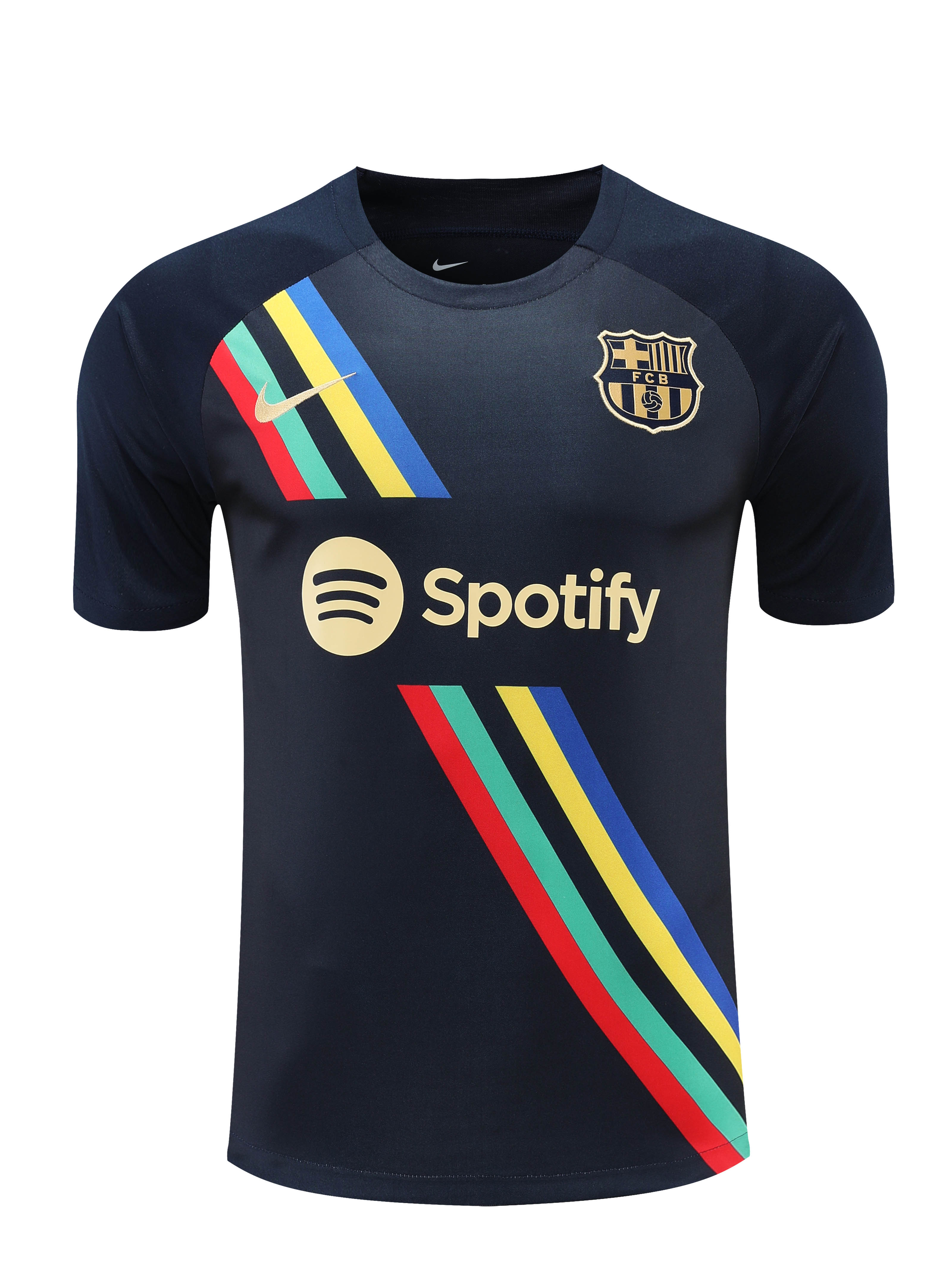 2022/2023 Barcelona Jersey Training Wear Black — main view