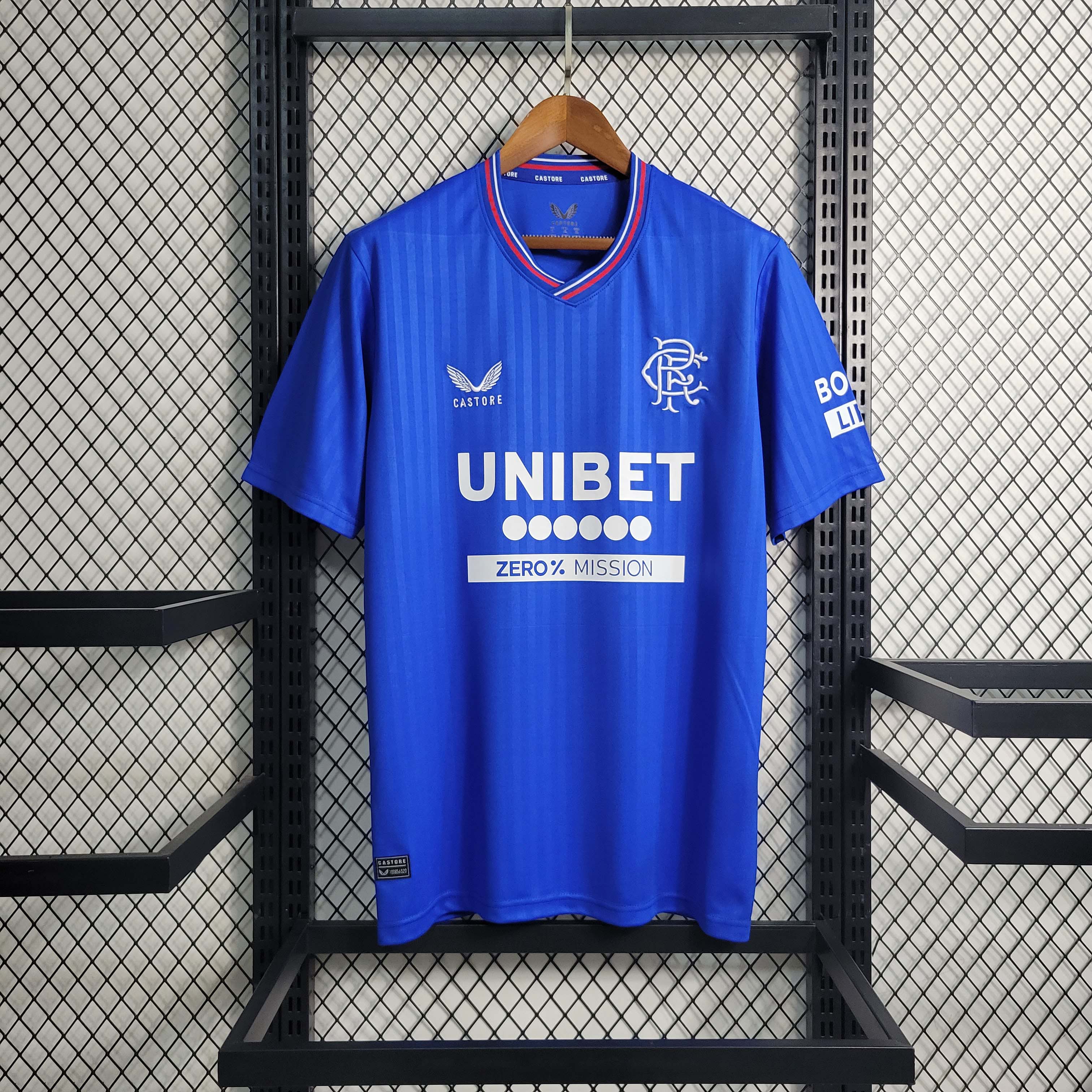 Camiseta de Fútbol Local Rangers 2023/2024 Calidad Thai — main view