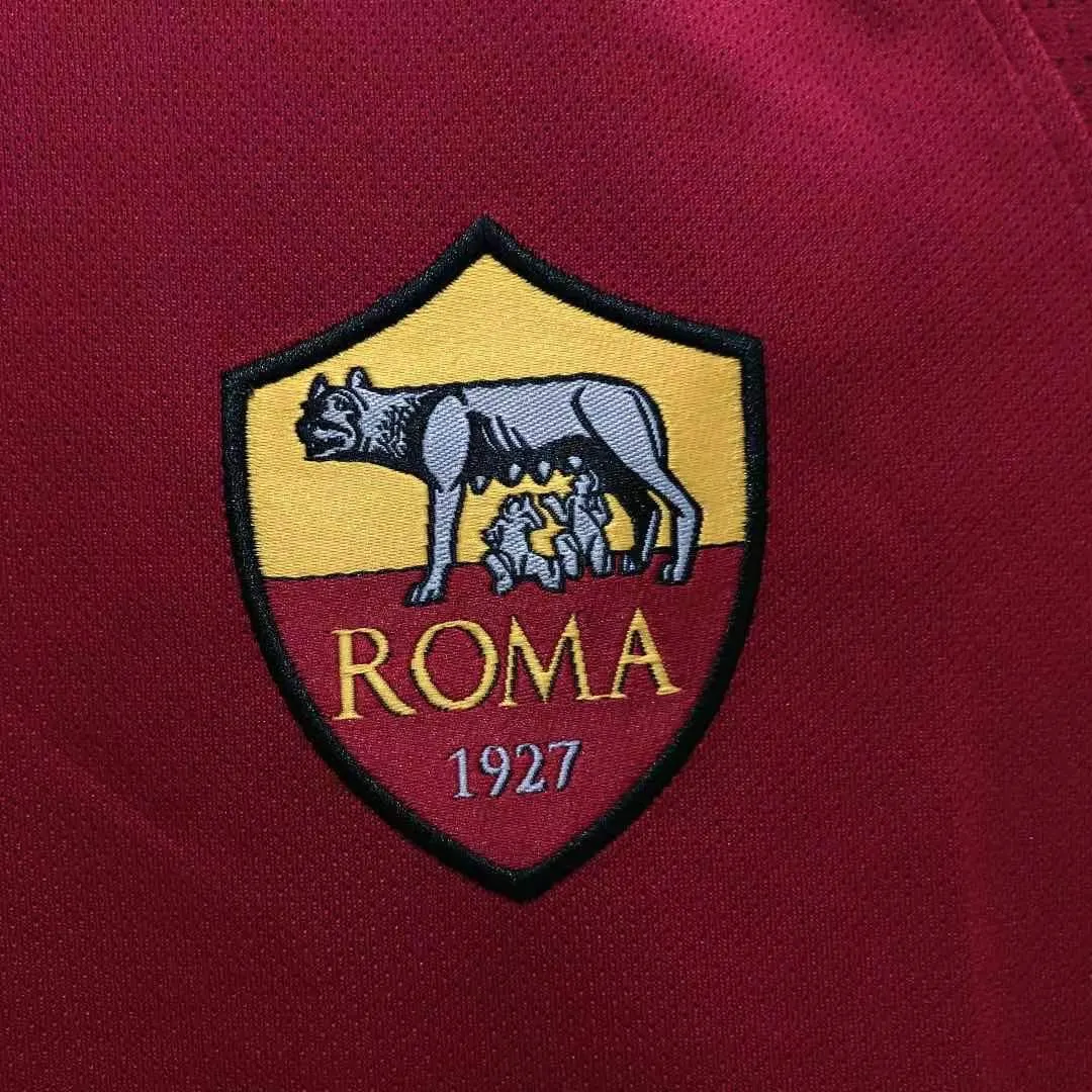 2017/2018 Retro Roma Home Soccer Jersey AAA fan-grade — view 5
