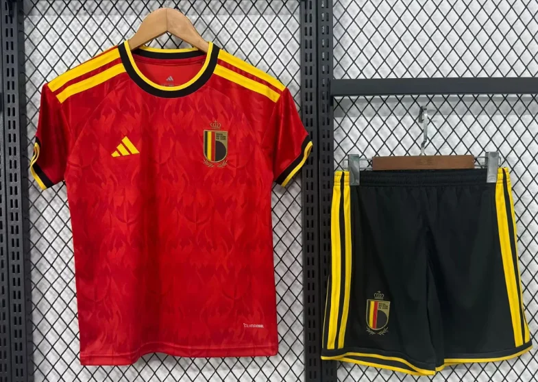 2026 Belgium National Team Home Football Shirt 1:1 Thai Quality Kids Size