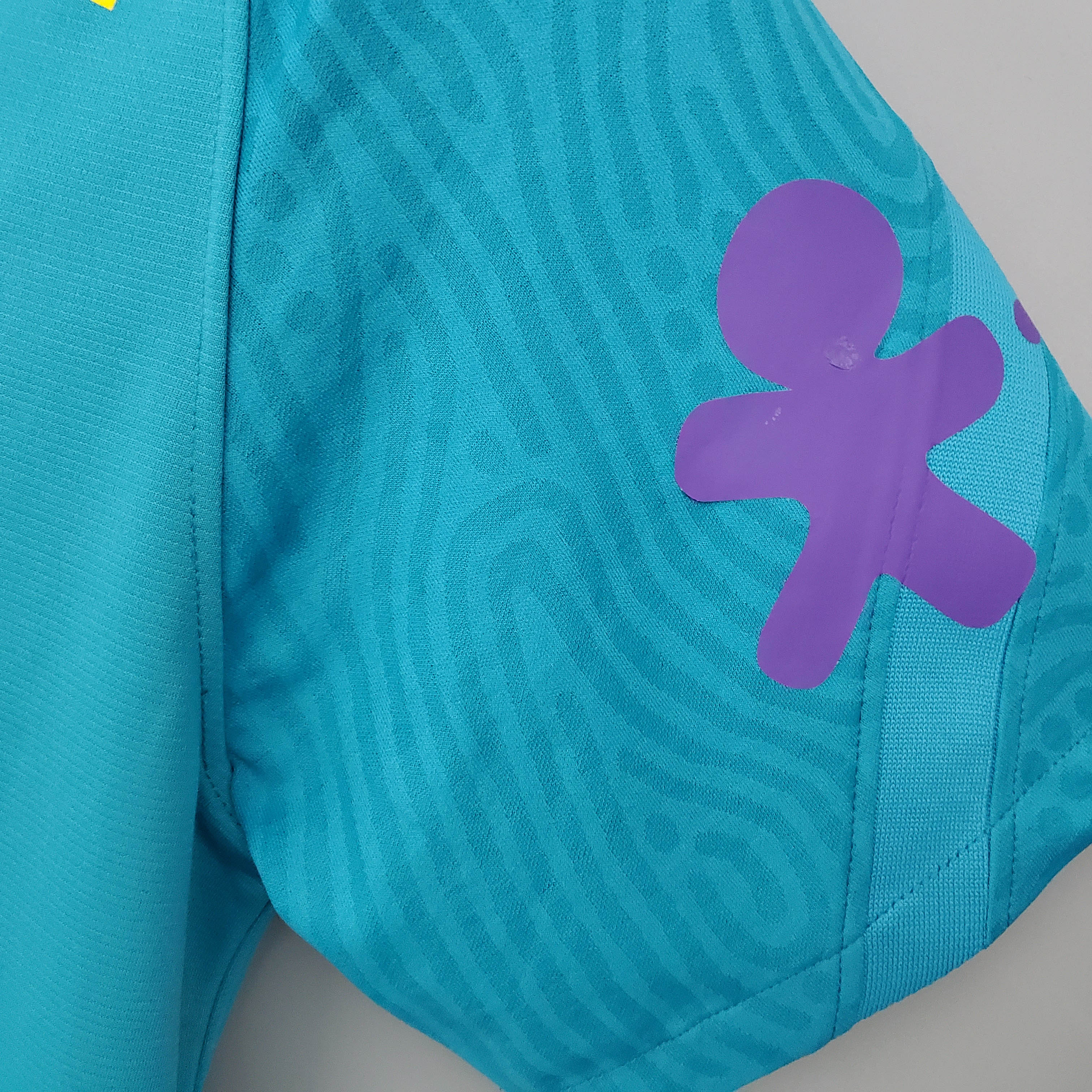 2021 Brazil Training Wear Lake Blue Soccer Jersey — view 9
